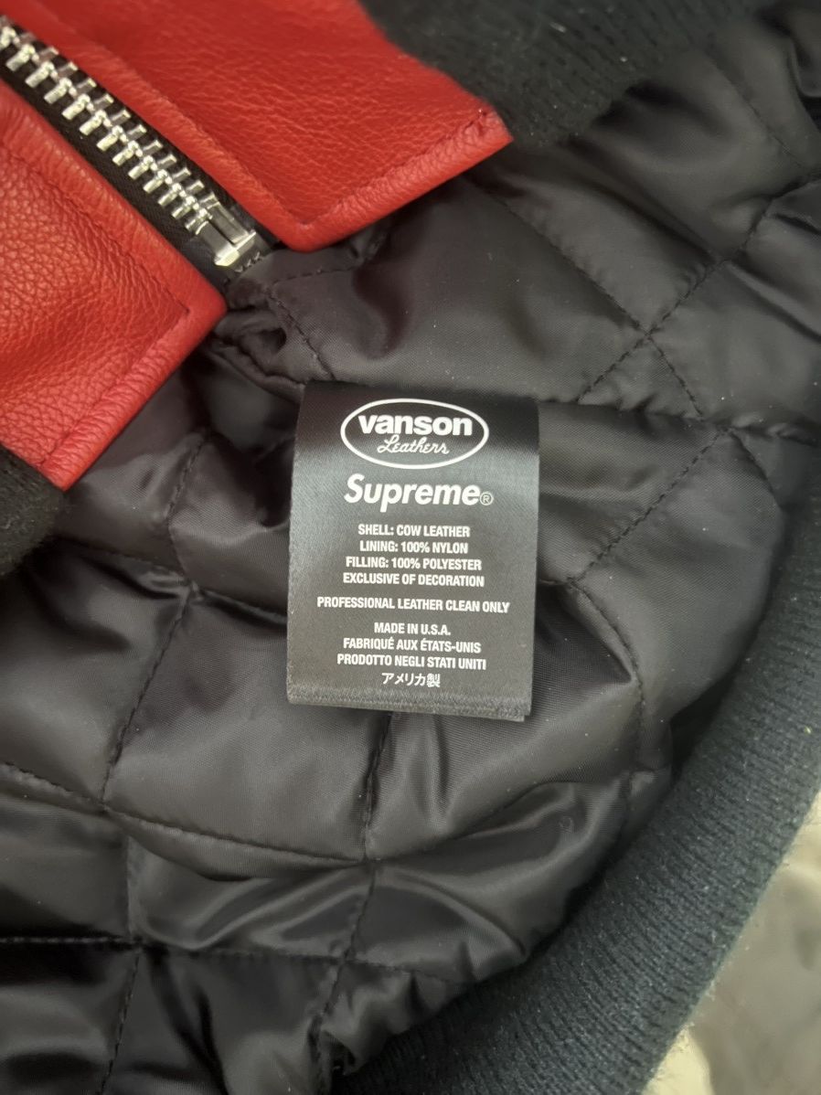 Supreme × Vanson Leathers Supreme Vanson Leather hooded work jacket Size US M / EU 48-50 / 2 - 13 Thumbnail