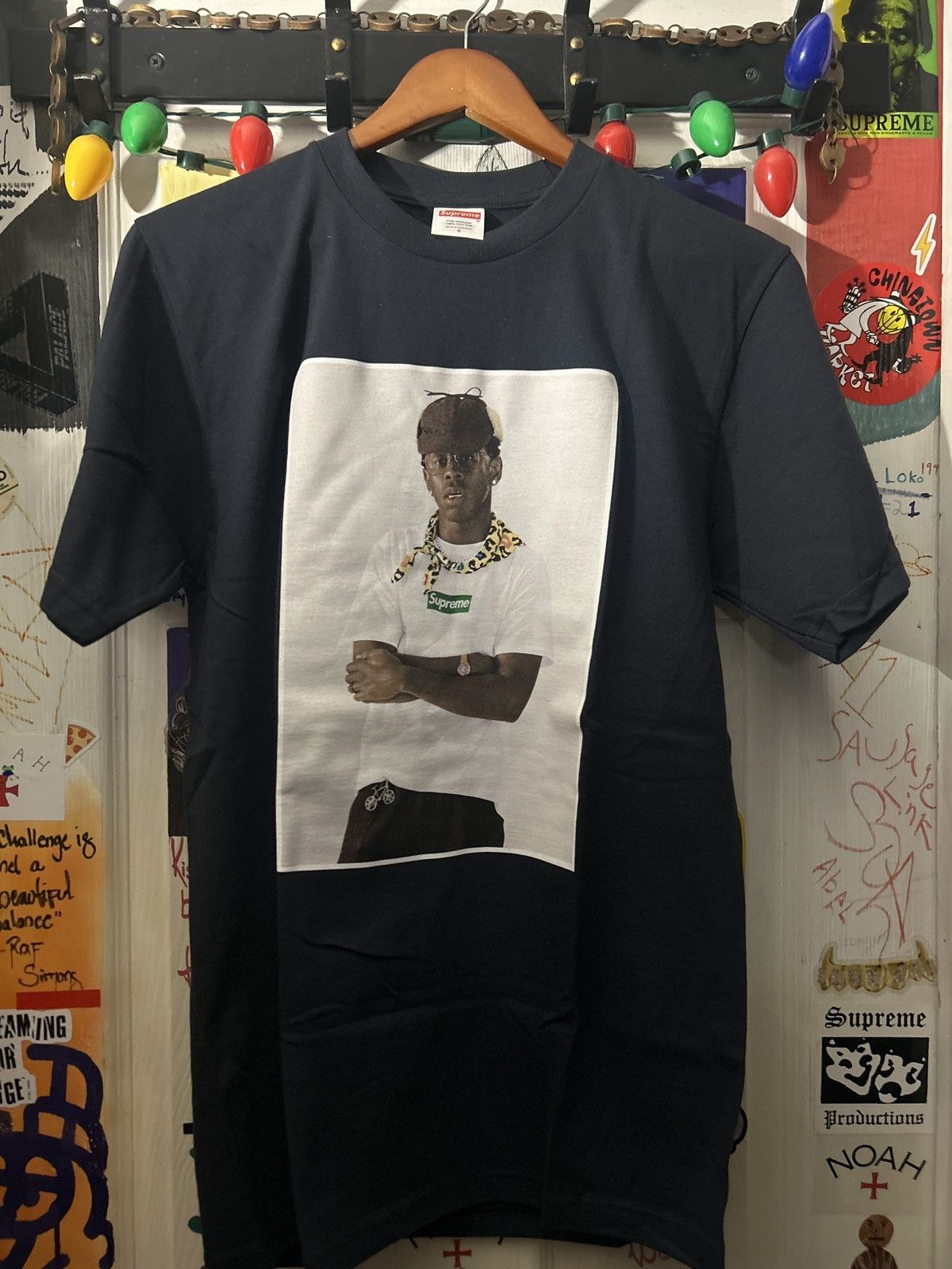 Supreme Supreme Tyler The Creator Navy Tee | Grailed