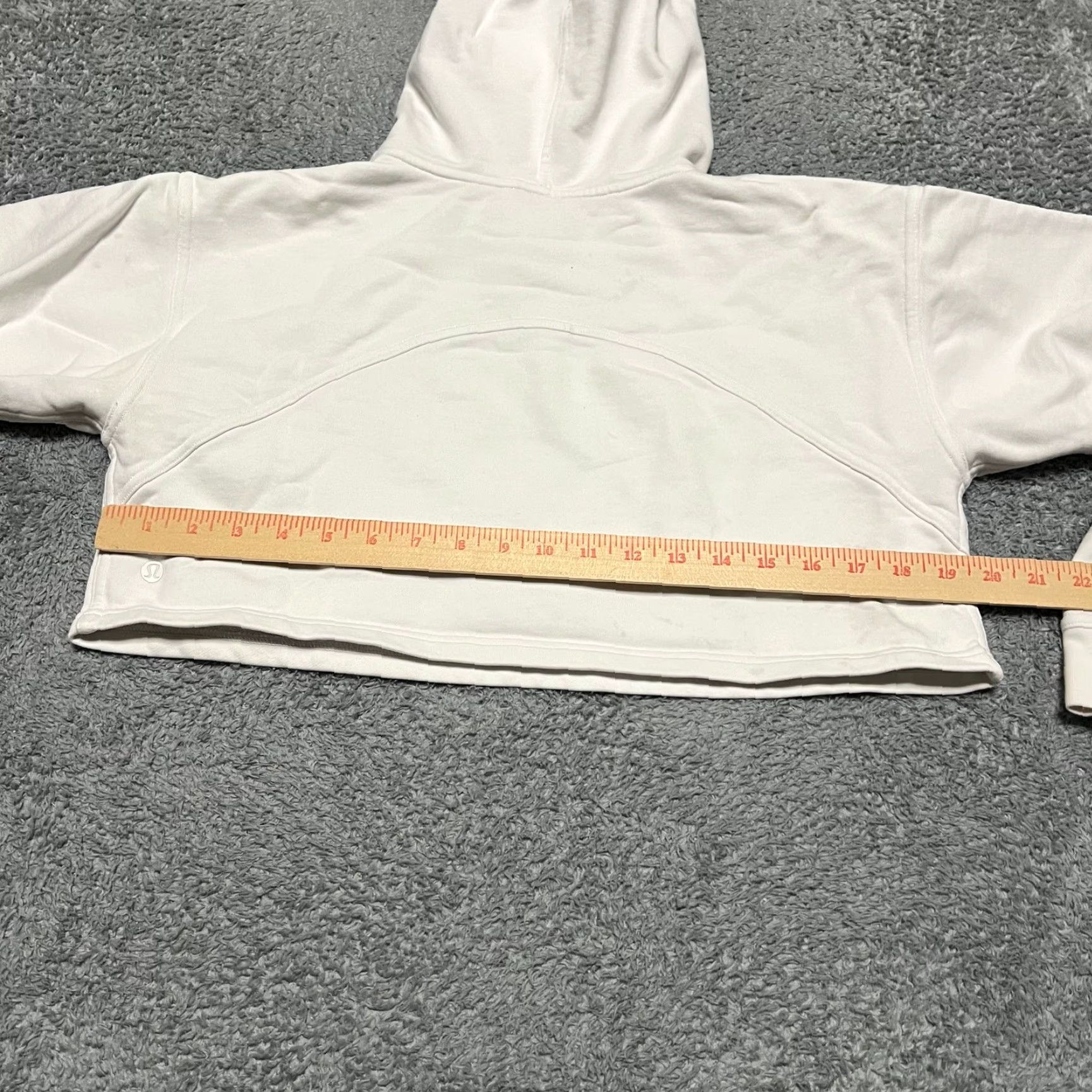 Lululemon Lululemon Hoodie Womens S Cropped White Sweatshirt Family? Size S / US 4 / IT 40 - 7 Thumbnail