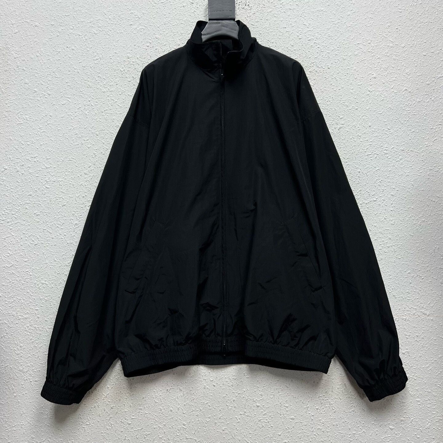 Balenciaga Balenciaga Black Coach Jacket with Logo Size US M / EU 48-50 / 2 - 1 Thumbnail