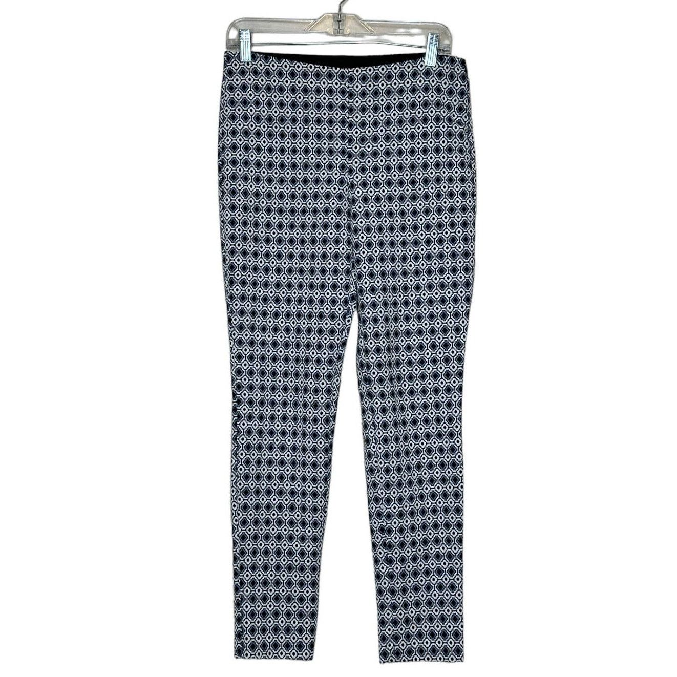 Zara Zara geometric print flat front side zipper pants size Small Size 30" / US 8 / IT 44 - 1 Thumbnail