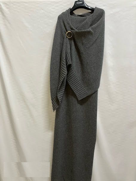 Jil Sander o1loc1c1124 Dress in Grey Size M / US 6-8 / IT 42-44 - 1 Preview