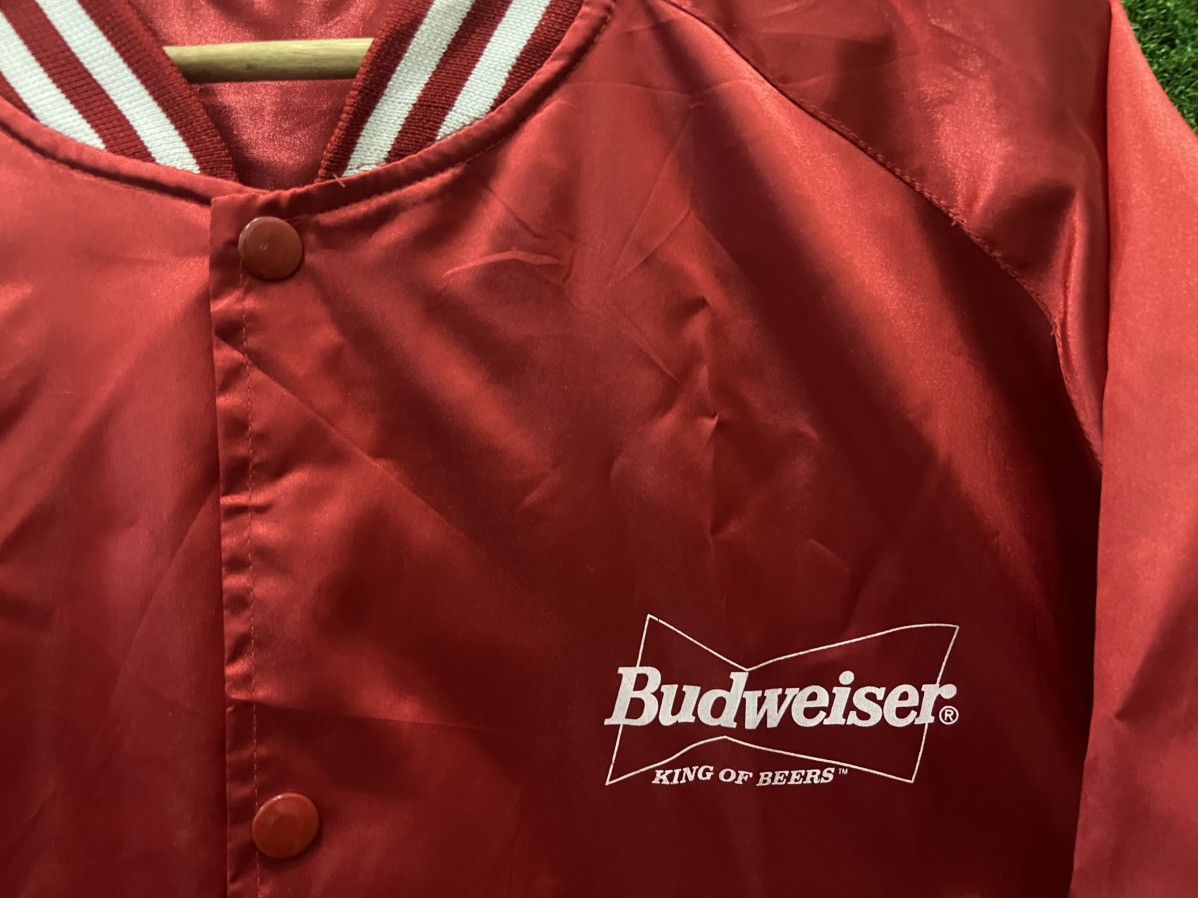 Budweiser × Vintage Vintage Budweiser King Of Beers Light Jacket Button Up Size US L / EU 52-54 / 3 - 2 Thumbnail