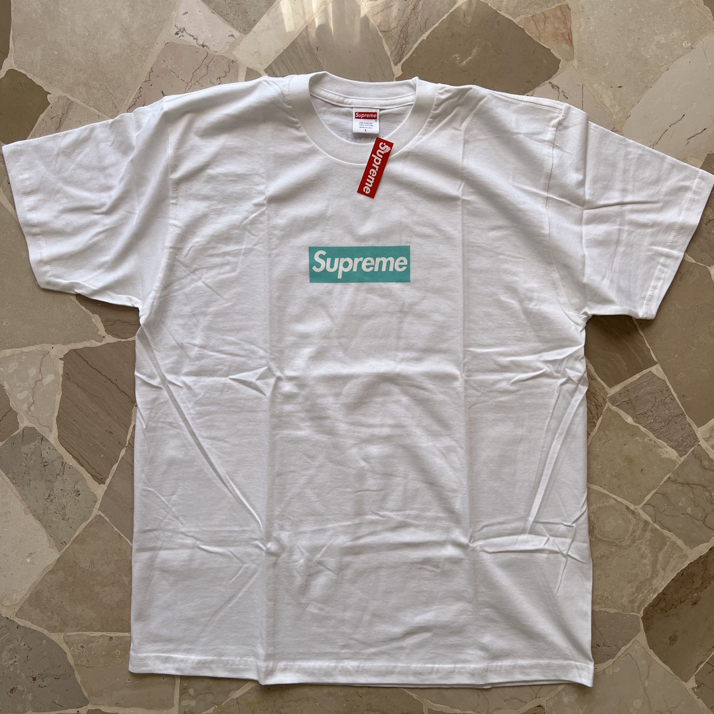 Supreme × Tiffany & Co. Supreme T-shirt con Logo Supreme x Tiffany & Co large Size US L / EU 52-54 / 3 - 3 Thumbnail