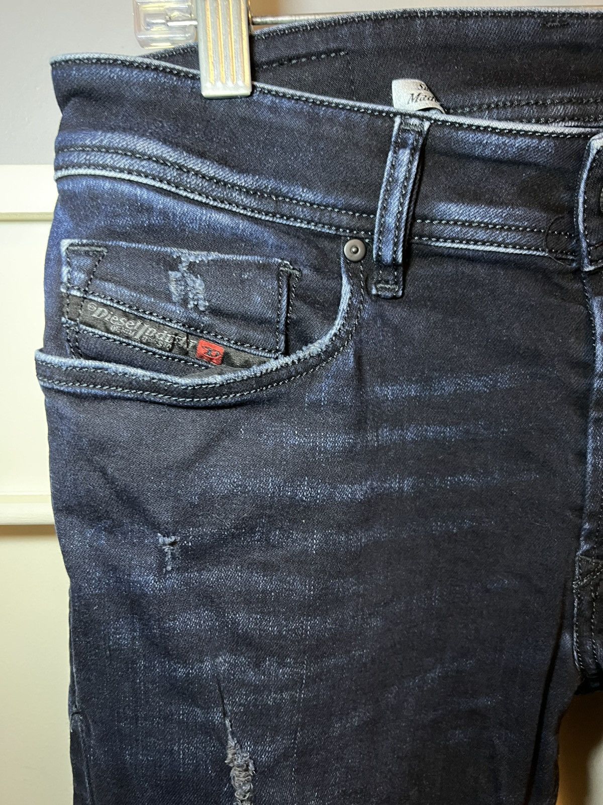 Diesel Vintage Diesel made in Italy “Sleenker distressed slim jeans Size US 28 / EU 44 - 9 Thumbnail