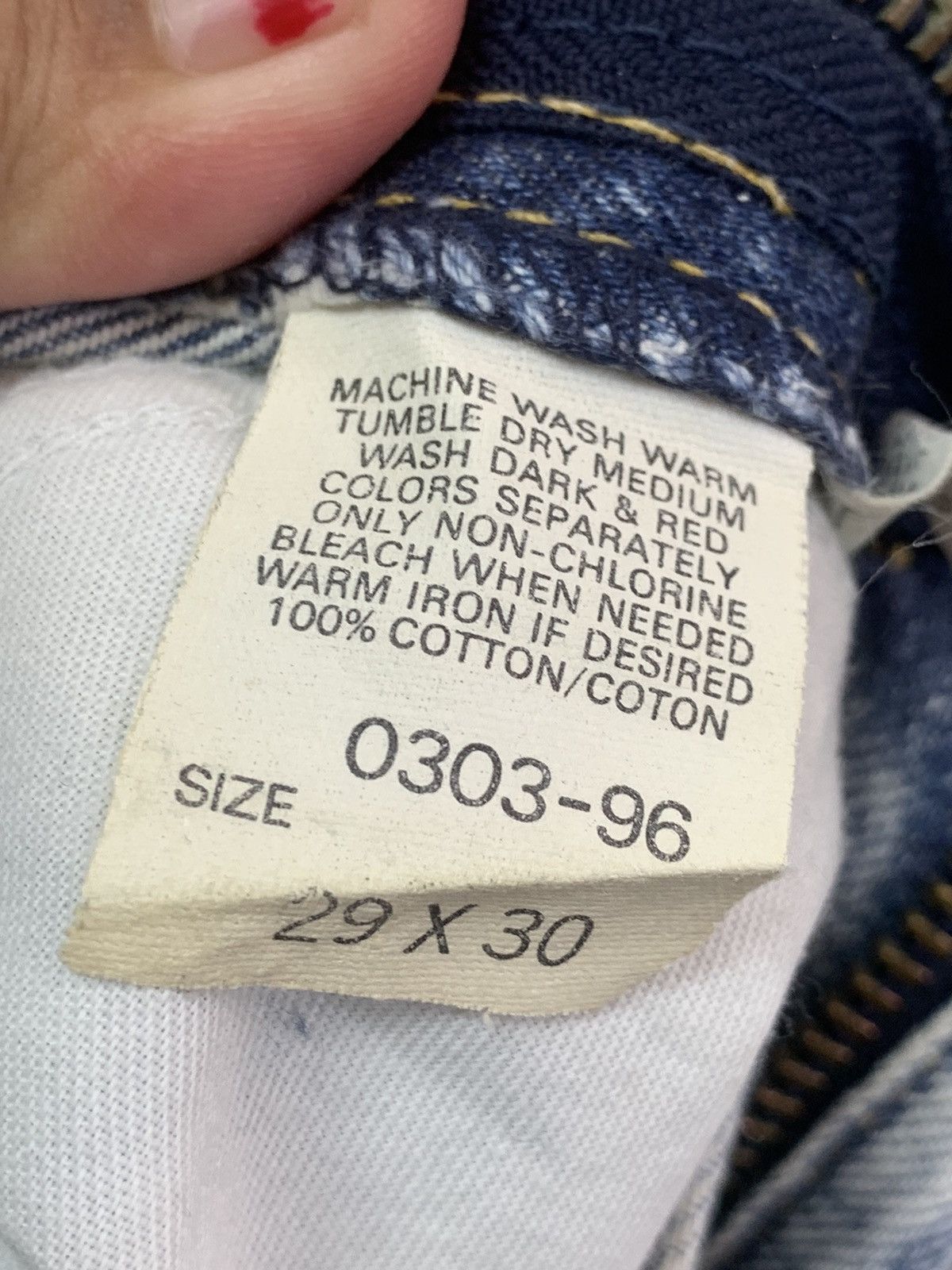 Lee × Vintage Vintage Lee denim pant Size US 29 - 17 Thumbnail