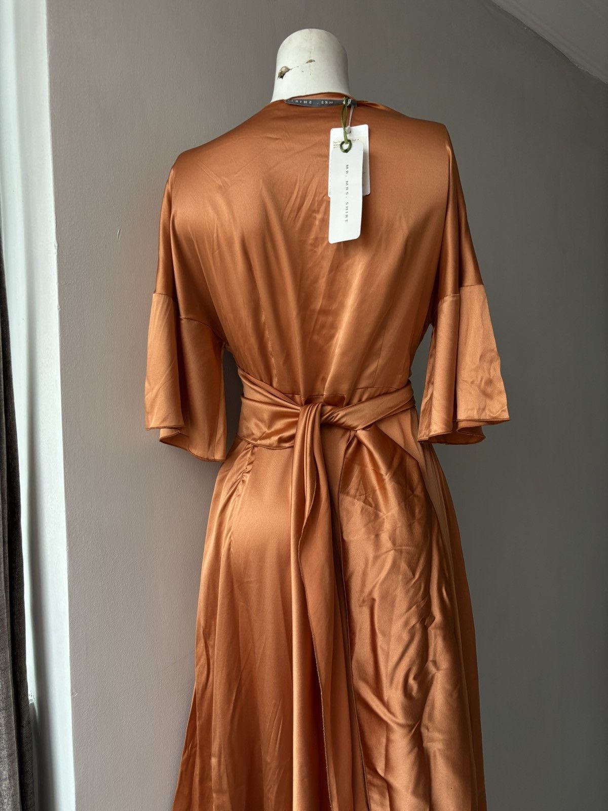 Vintage Italian mr.mrs.shirt silk dress Size M / US 6-8 / IT 42-44 - 18 Thumbnail