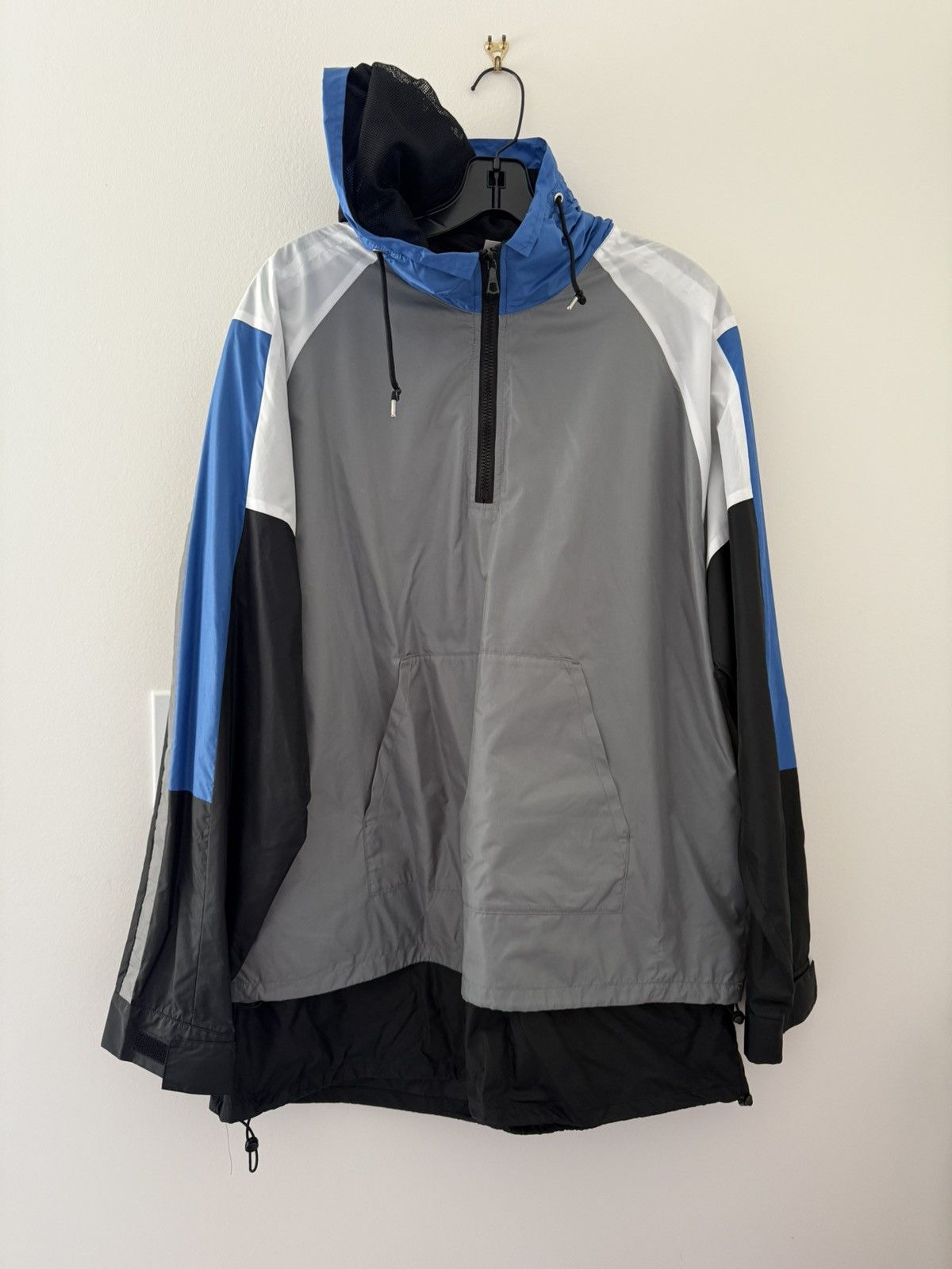 John Elliott John Elliott Blue and Grey Sail Pullover Jacket Size US M / EU 48-50 / 2 - 1 Thumbnail