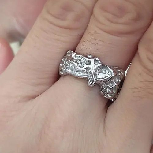 Jewelry Chiyuri x Maiko Textured Foiled Ring ( size 7-12 ) Size ONE SIZE - 7 Thumbnail