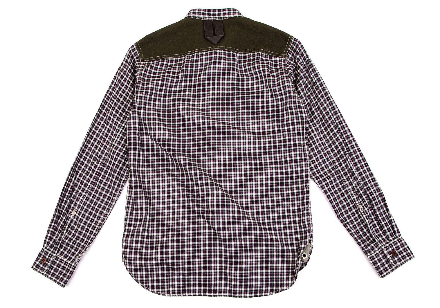 Junya Watanabe Checkered Shirt in Purple and Green, Size XS Size US XS / EU 42 / 0 - 11 Thumbnail