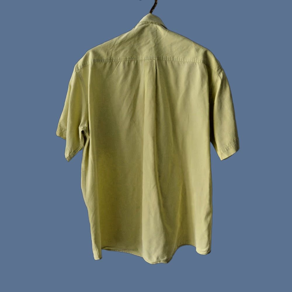 Logo 7 CINCH Shirt Adult XL Yellow Cowboy Western Cotton Crest Logo SS Mens Shirt Size US XL / EU 56 / 4 - 1 Thumbnail