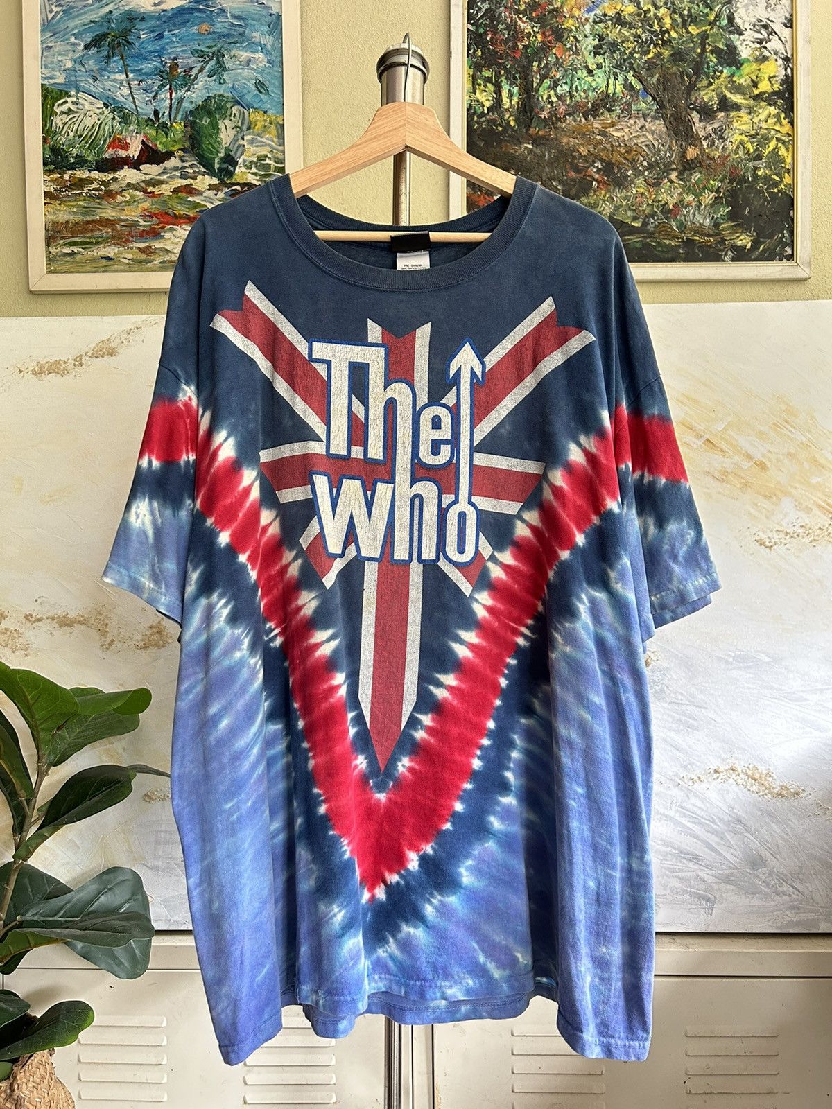 image of Band Tees x Liquid Blue The Who Liquid Blue Oversized Tshirt, Men's (Size 2XL)