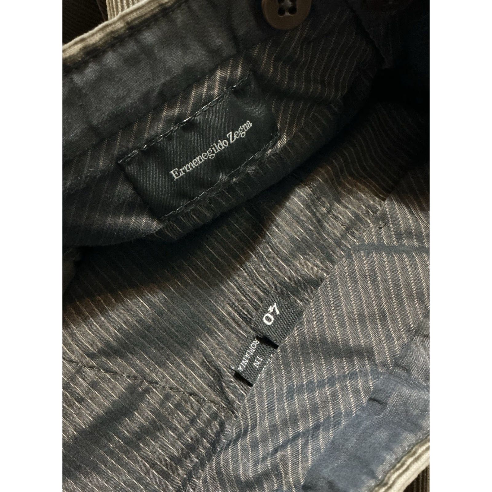 Ermenegildo Zegna Ermenegildo Zegna Brown Corduroy Classic Flat Front Mens Trouser Pants Sz. 40 Size US 40 / EU 56 - 4 Thumbnail