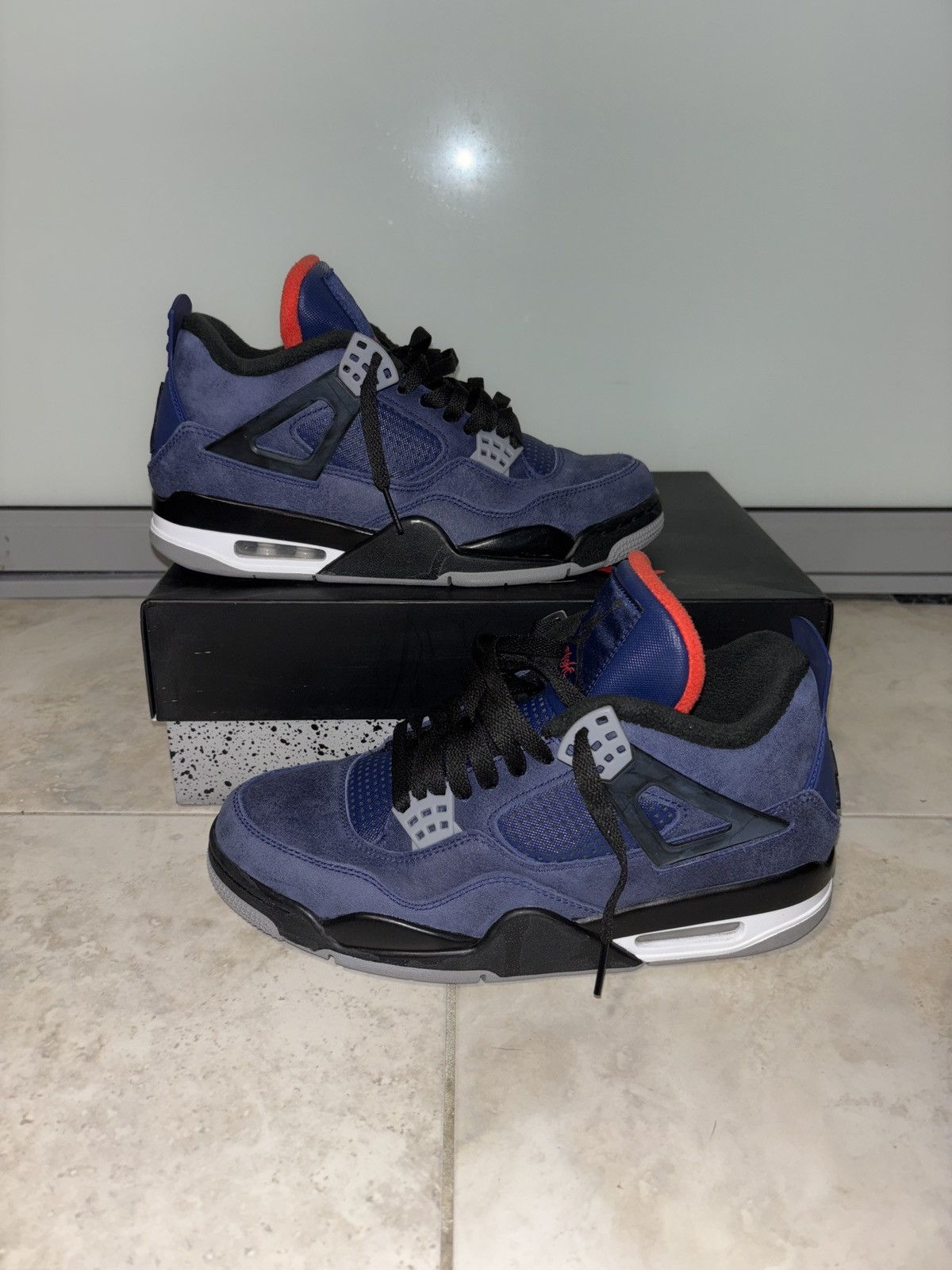 Jordan Brand × Nike Jordan 4 Winter Loyal Blue Size US 8 / EU 41 - 1 Thumbnail