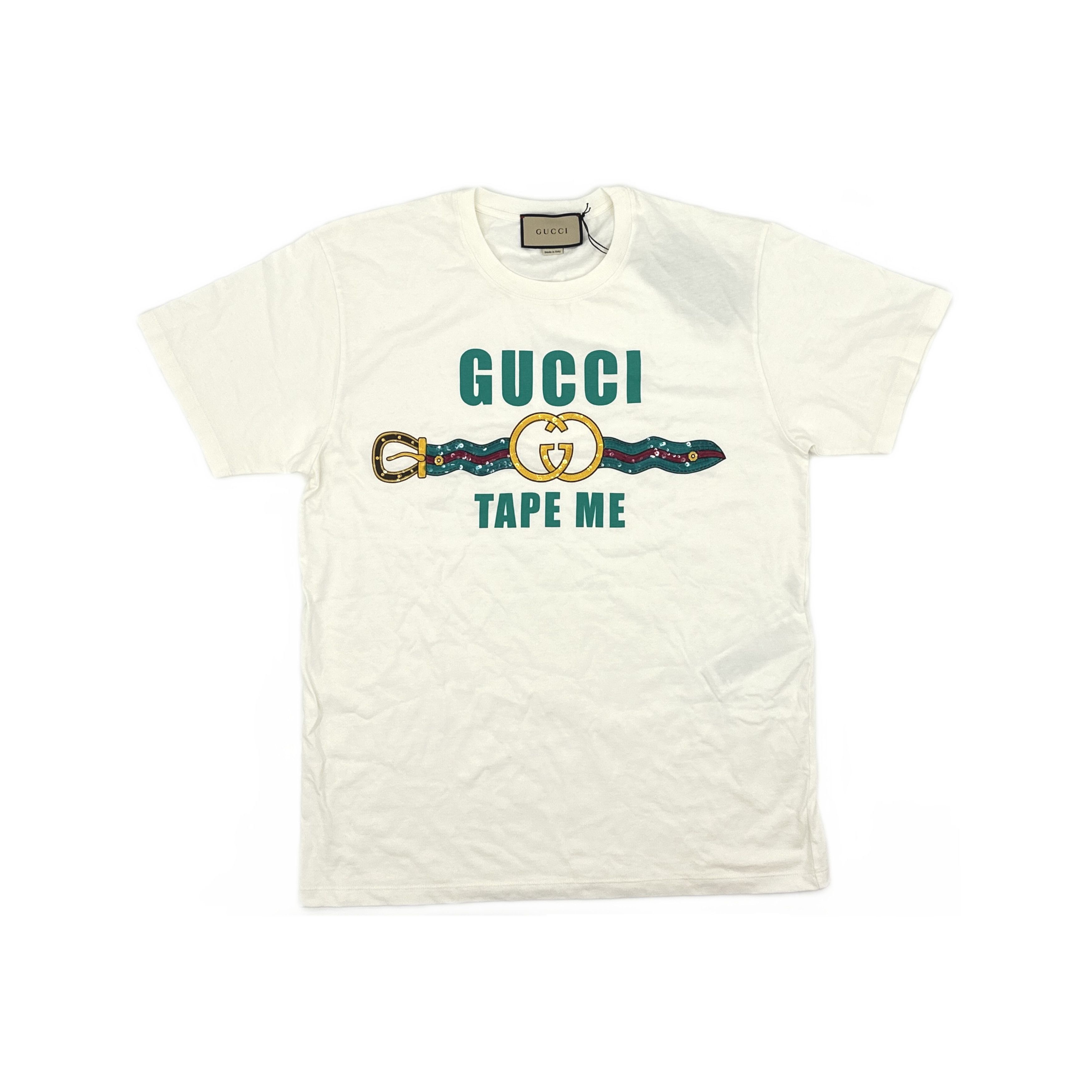 Gucci Gucci Logo Tape Me T-Shirt Size M Size US M / EU 48-50 / 2 - 1 Thumbnail