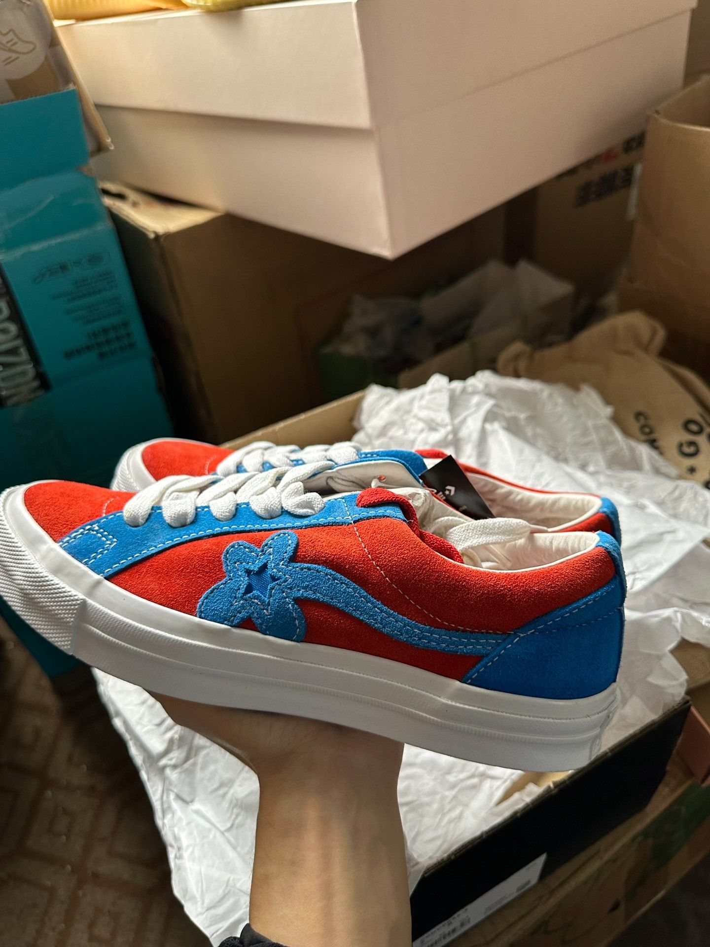 Converse Converse Golf Blue Lowtop Sneakers S Men Size US 10 / EU 43 - 1 Thumbnail