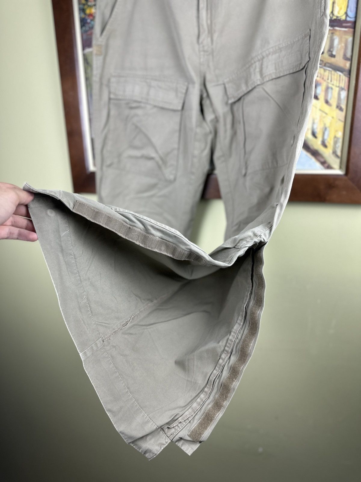 Japanese Brand Vintage 2000s cargo parachute wide trousers pants Size US 36 / EU 52 - 5 Thumbnail
