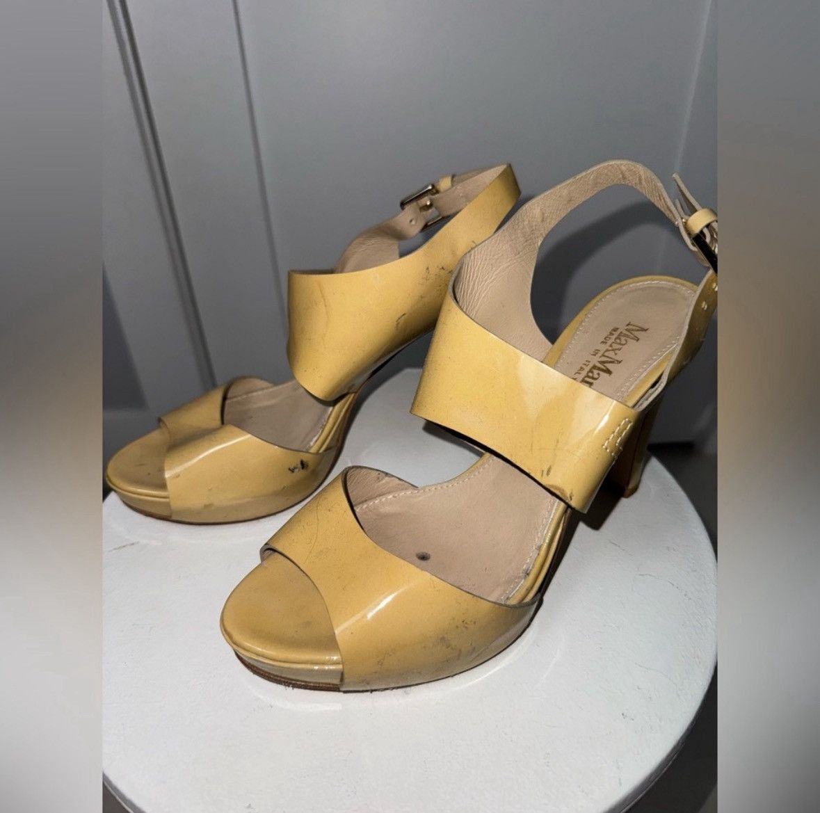 Max Mara Max Mara Tan Patent Heels/ 7.5 Size US 7.5 / IT 37.5 - 4 Thumbnail
