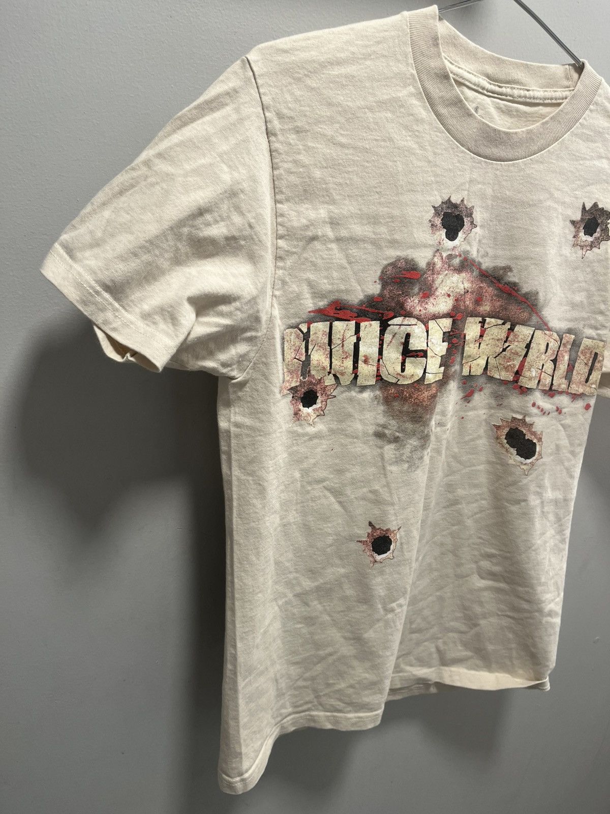 Other Beige flaming skullhead Juice world T- shirt Size US S / EU 44-46 / 1 - 4 Thumbnail