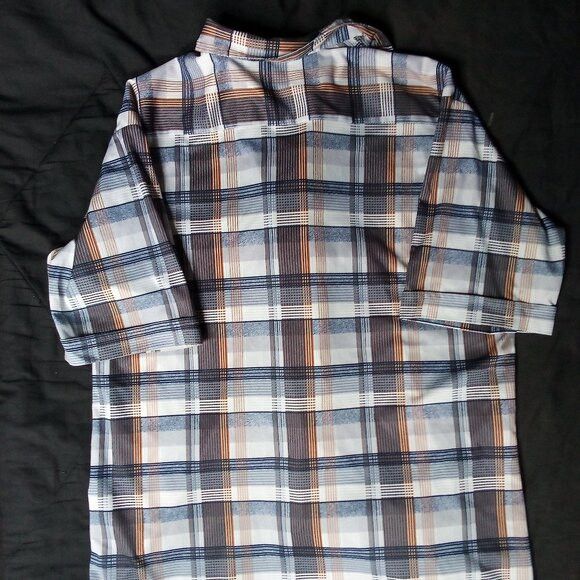 Vintage Vintage Joel California Plaid Polyester Disco Shirt Size US XL / EU 56 / 4 - 6 Thumbnail