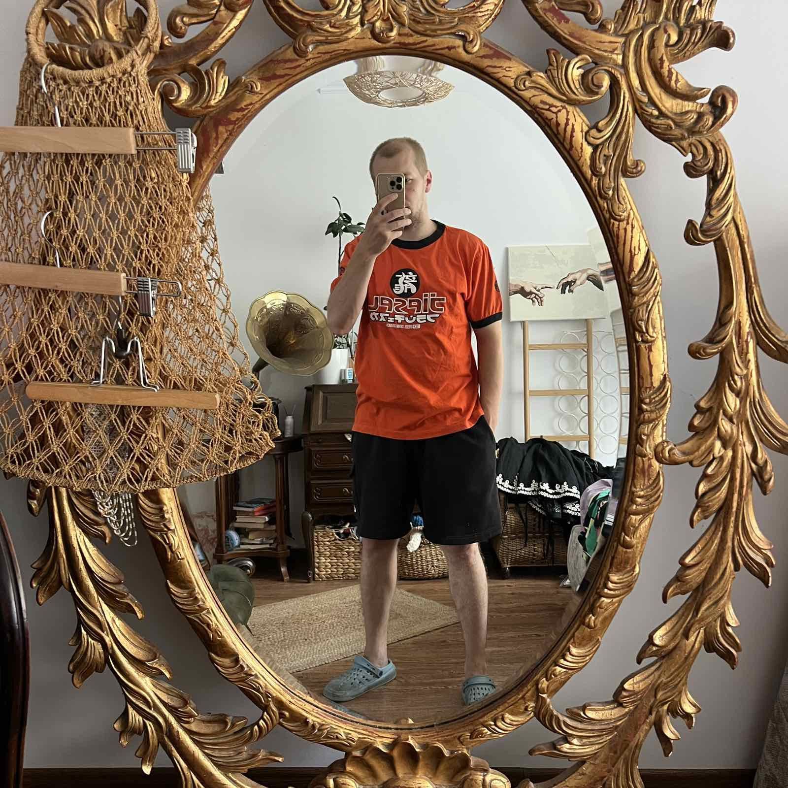 Diesel Vintage Diesel Japan Orange t-shirt Sz XL Size US XL / EU 56 / 4 - 3 Thumbnail