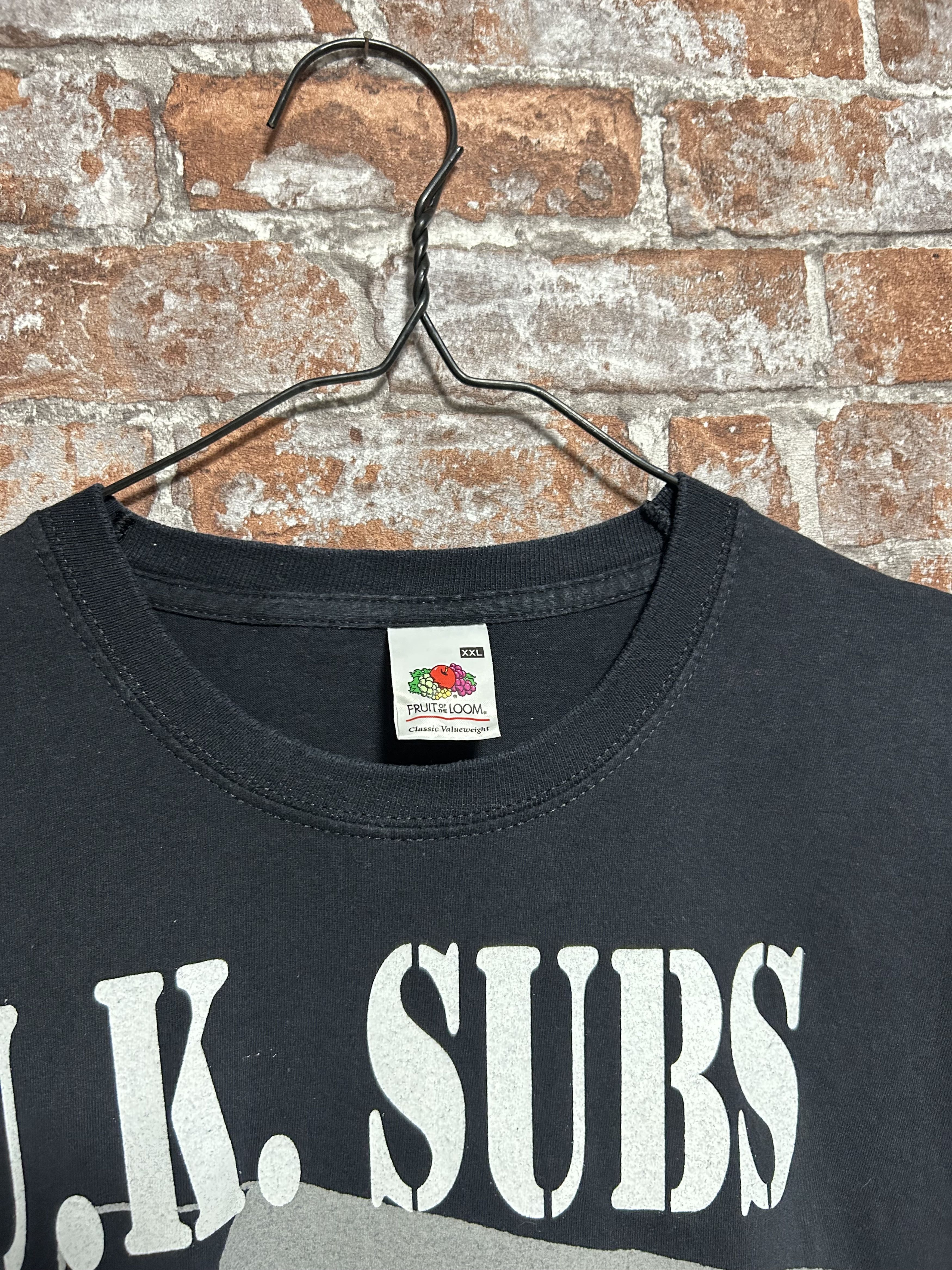 Band Tees Vintage 2011 U.K. Subs Tour Punk Rock Black T-shirt Size US XXL / EU 58 / 5 - 5 Thumbnail