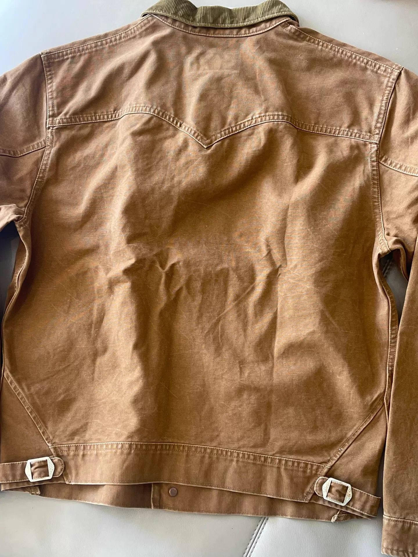 RRL Ralph Lauren RRL Vintage Classic Brown Corduroy Collar Work Jacket S Size US S / EU 44-46 / 1 - 2 Thumbnail