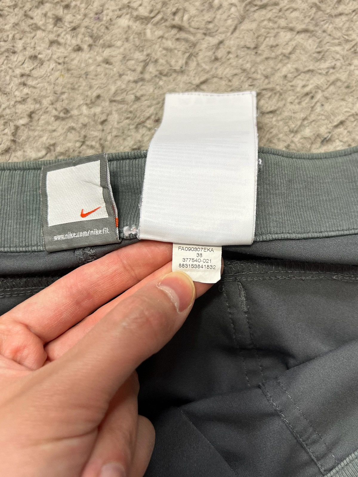 Nike Baggy Pants Nike Small Logo Swoosh Size US 34 / EU 50 - 4 Thumbnail