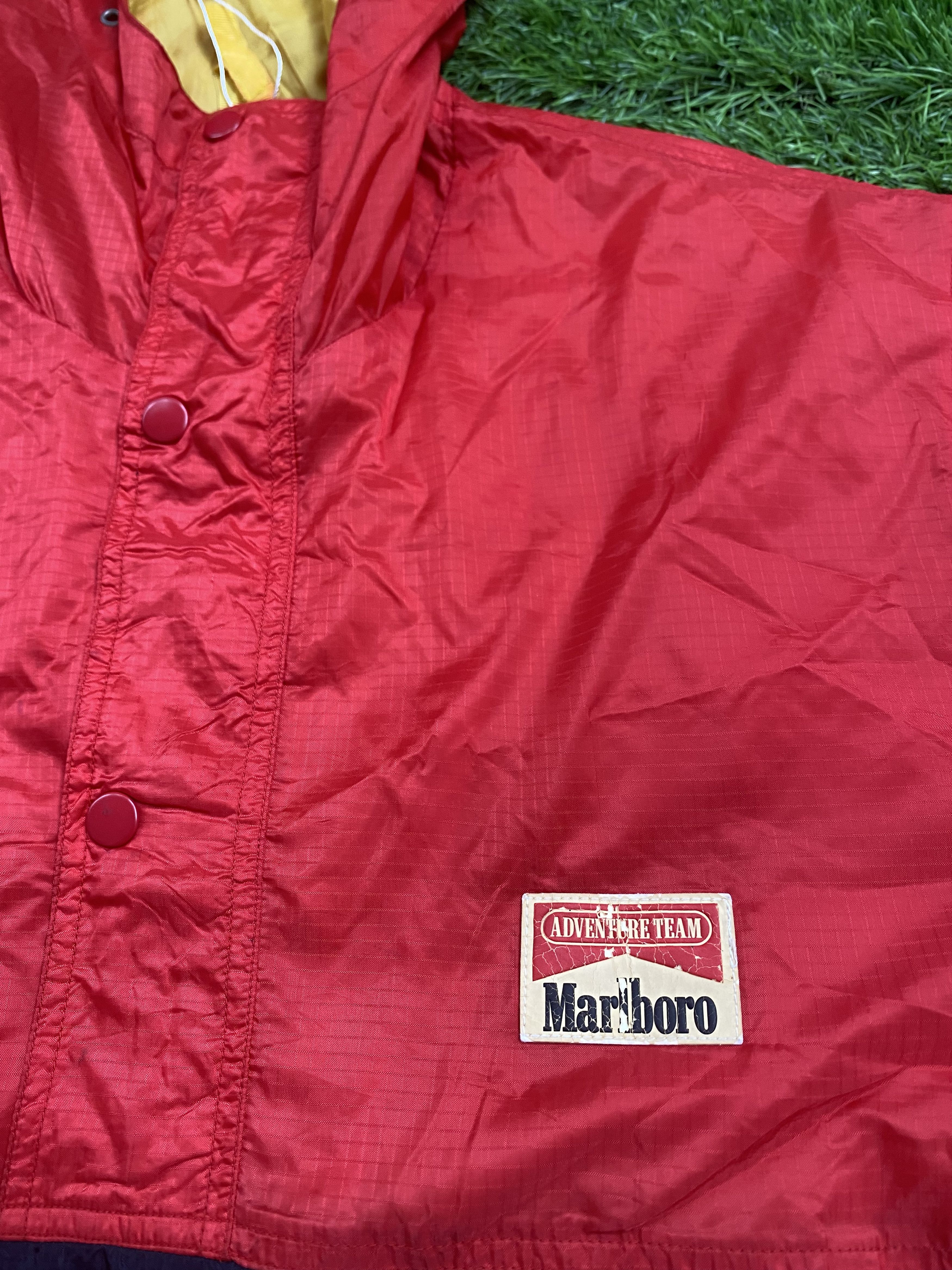 Marlboro × Marlboro Adventure Team × Vintage Vintage Marlboro Anorak Windbreaker Jacket Size US L / EU 52-54 / 3 - 3 Thumbnail