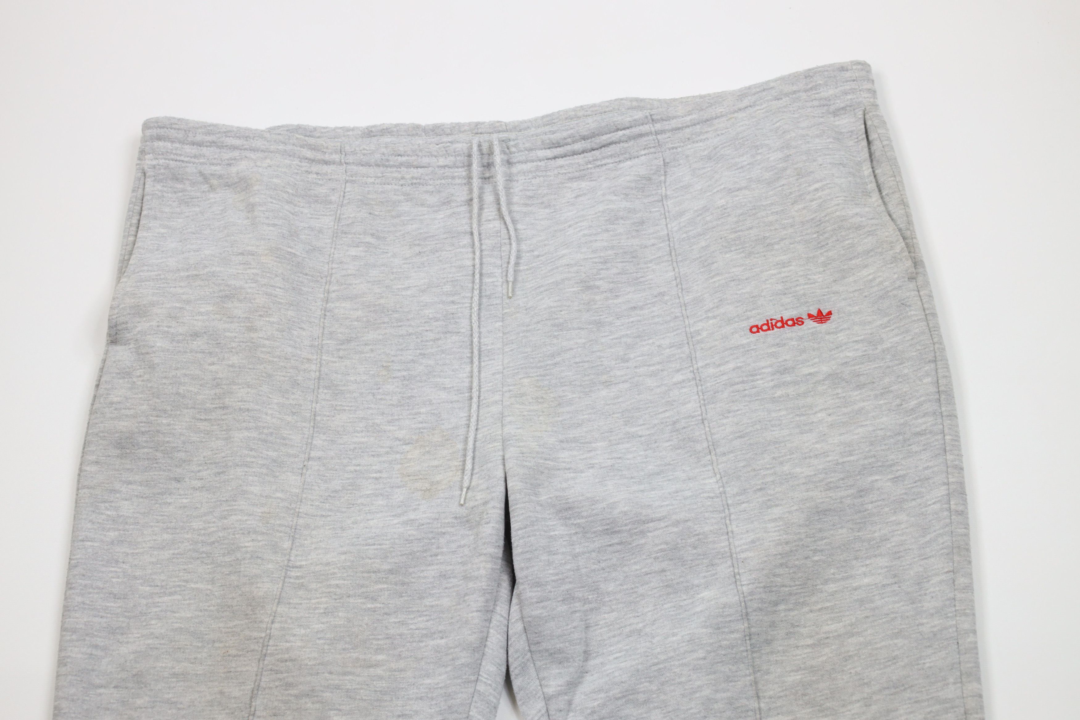 Adidas × Vintage Vintage 70s 80s Adidas Spell Triblend Wide Leg Sweatpants Size US 40 / EU 56 - 2 Thumbnail