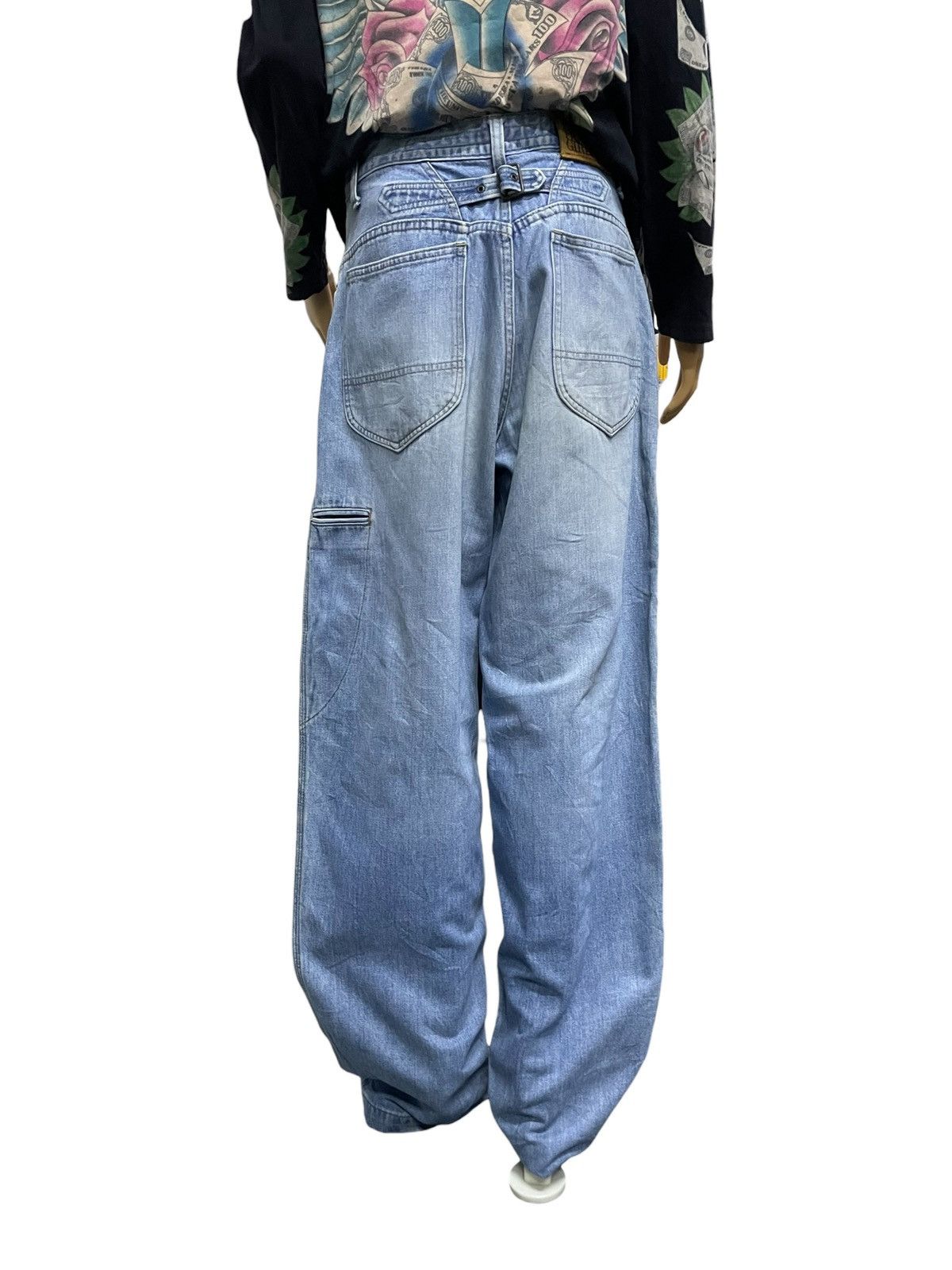 JNCO × Marithe + Francois Girbaud Marithe Francois Girbaud Carpenter Stone Wash Baggy Jeans Size US 30 / EU 46 - 6 Thumbnail