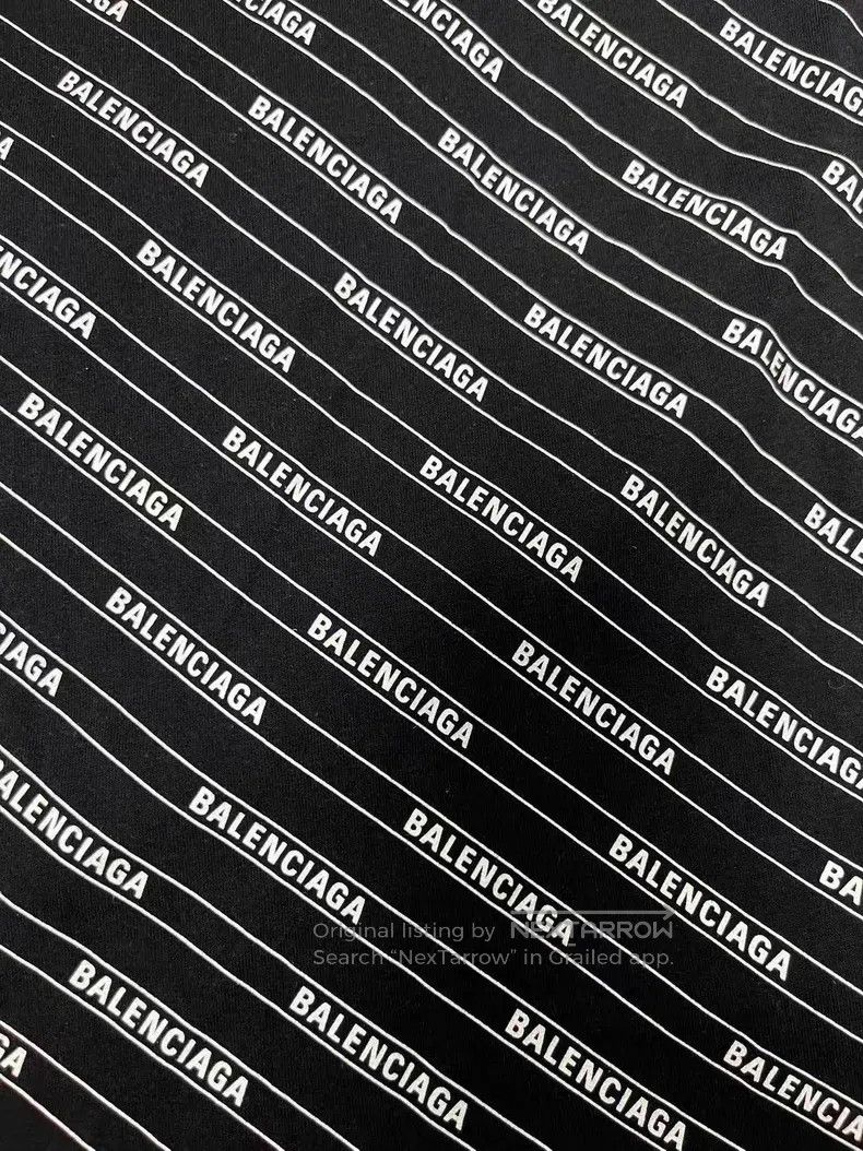 Balenciaga Balenciaga Alphabet All-over Print Crew Neck Short Sleeve Size US M / EU 48-50 / 2 - 3 Thumbnail