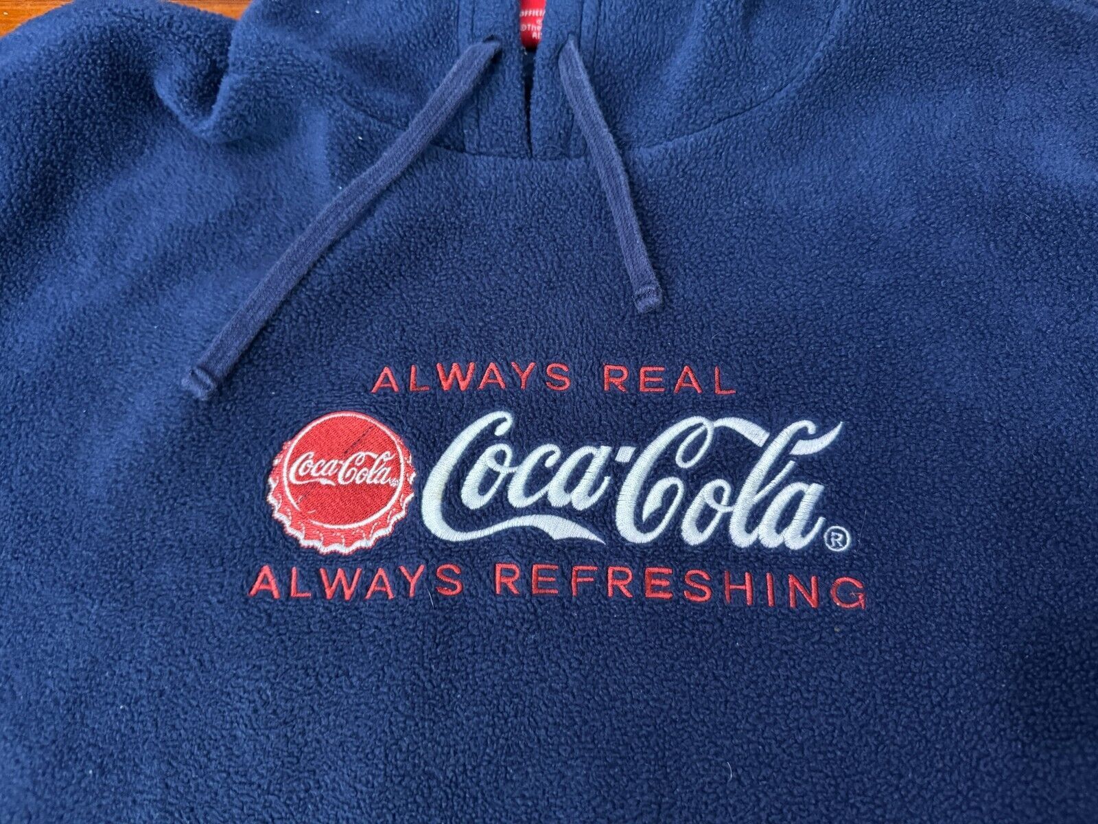 Coca Cola Coca-Cola Hoodie Blue Red Sweatshirt Coke Polar Men's Medium Size US M / EU 48-50 / 2 - 3 Thumbnail