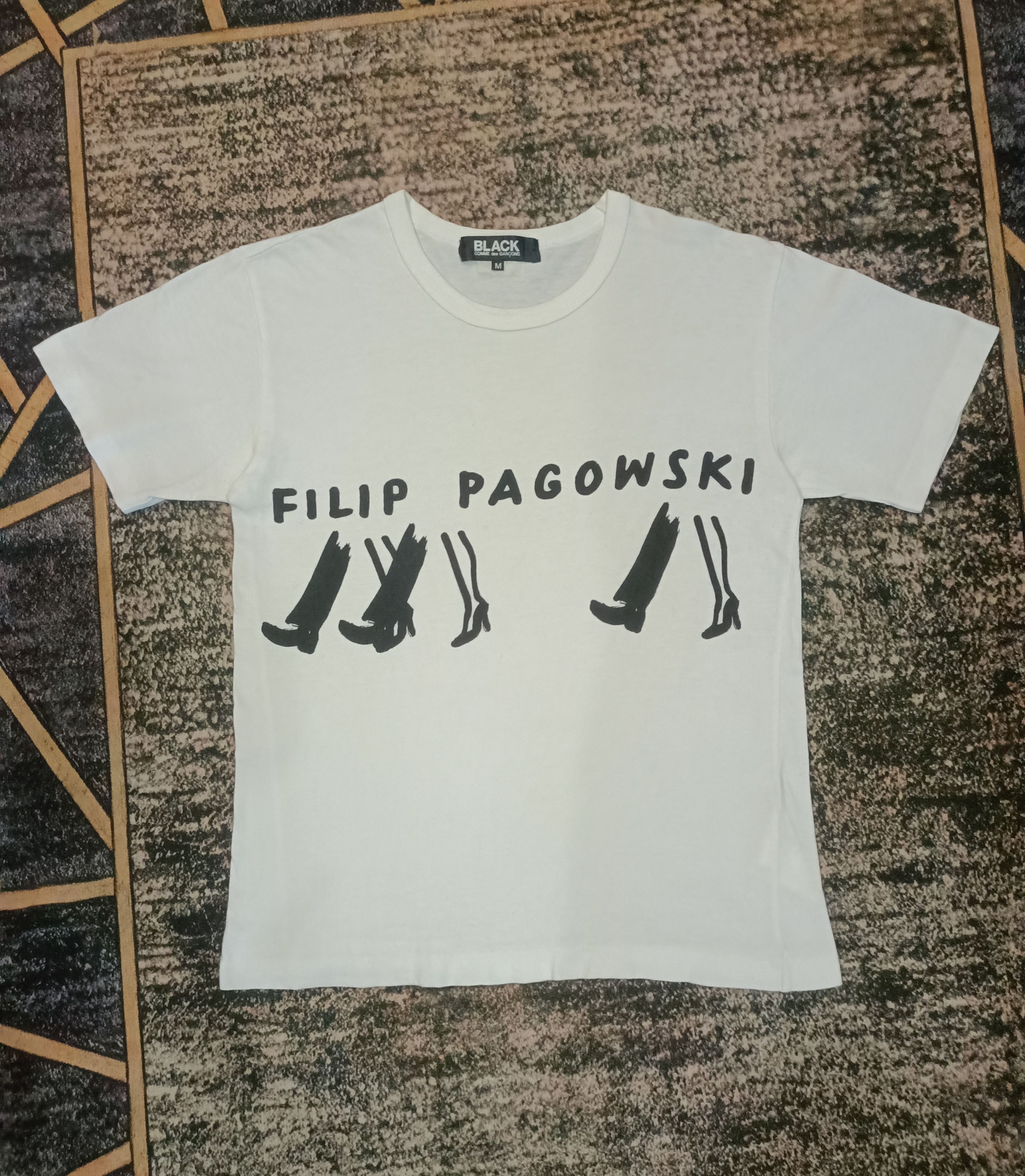 Pre-owned Comme Des Garçons Cdg X Filip Pagowski X Designer X Japan Brand In White