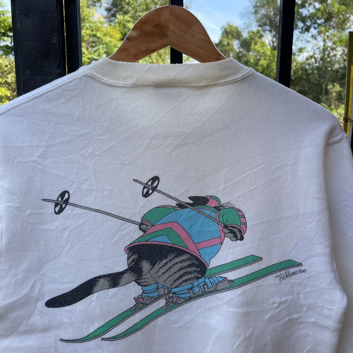 Vintage 🔥Vintage 80s Crazy Shirt Bkaliban Hawaii Jumper Sweatshirts Size US XS / EU 42 / 0 - 4 Thumbnail