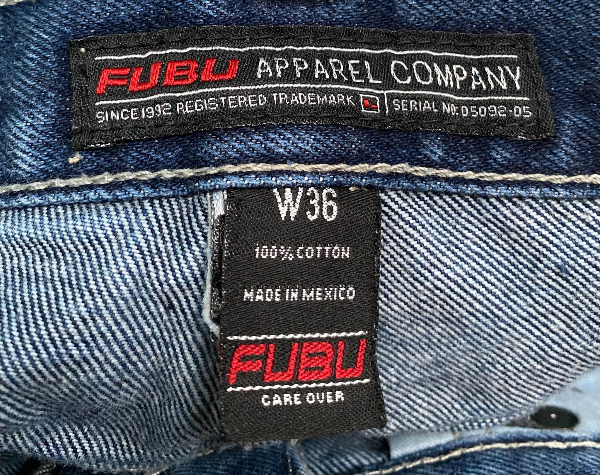 Fubu 90’s Fubu Cargo Heavyweight Denim Jean Shorts Jorts Size 34 Size US 34 / EU 50 - 4 Thumbnail