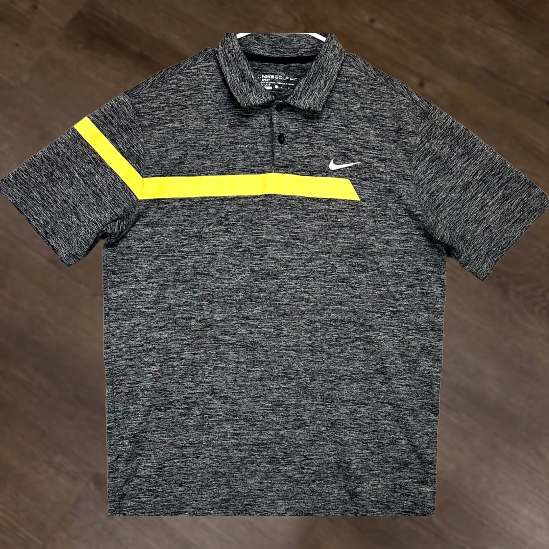 Nike Nike Dri-Fit Golf Shirt Polo Short Sleeve Mens Medium Grey Athletic Rugby Club Size US M / EU 48-50 / 2 - 1 Thumbnail