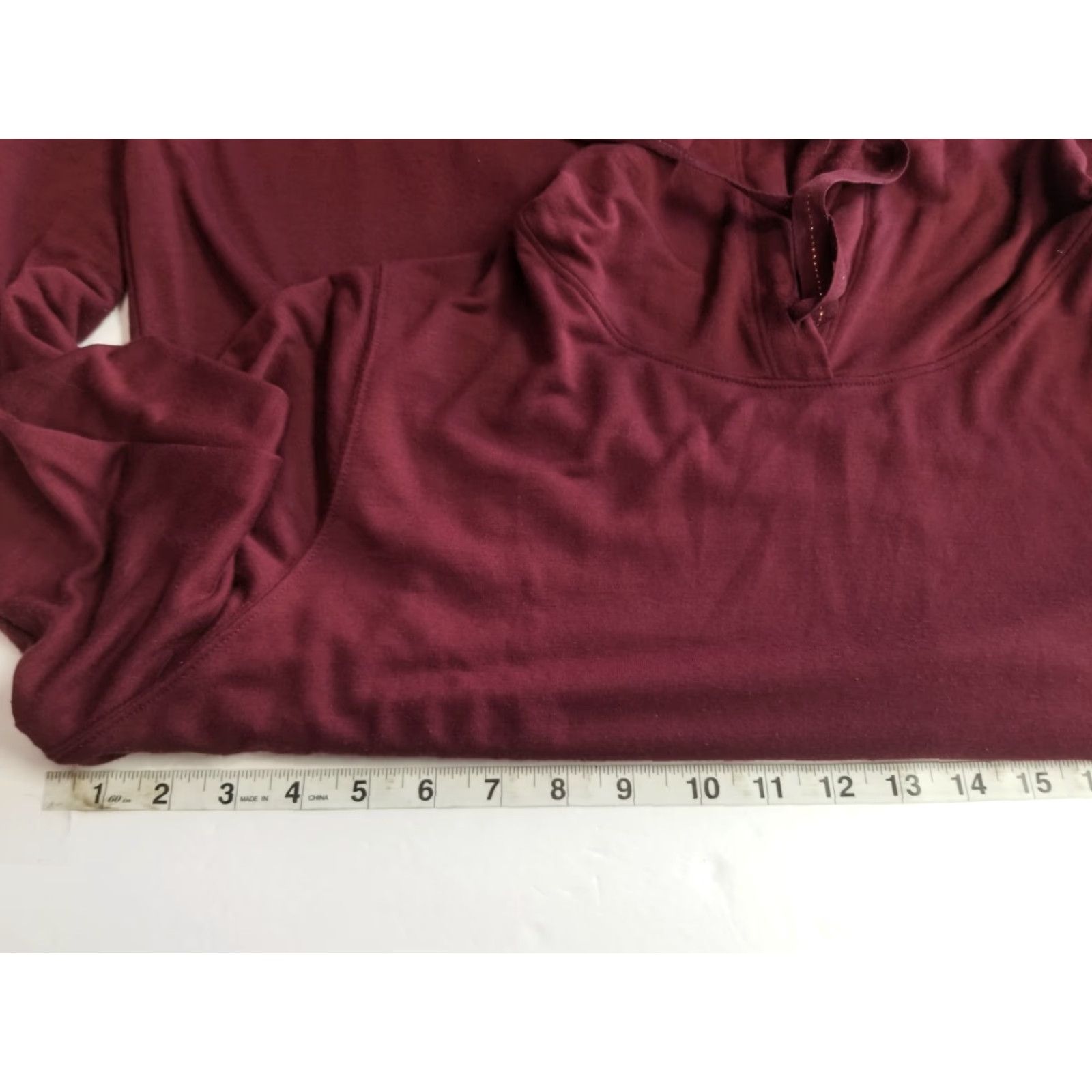 Vintage Livi Hoodie Women 18/20 Activewear Pullover Knit Long Sleeve Purple Burgundy Light 18/20 Sports Outdoor Casual Activewear Womens Size XXL / US 16-18 / IT 52-54 - 3 Thumbnail