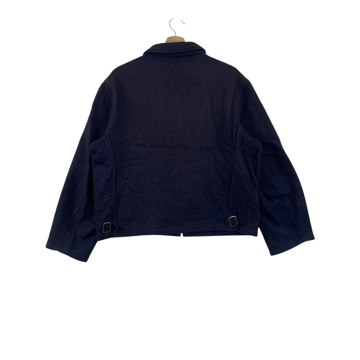 Vintage Vintage 90s MONOGRAM USA Full Ideal Zipper Wool Army Jacket Size US L / EU 52-54 / 3 - 3 Thumbnail