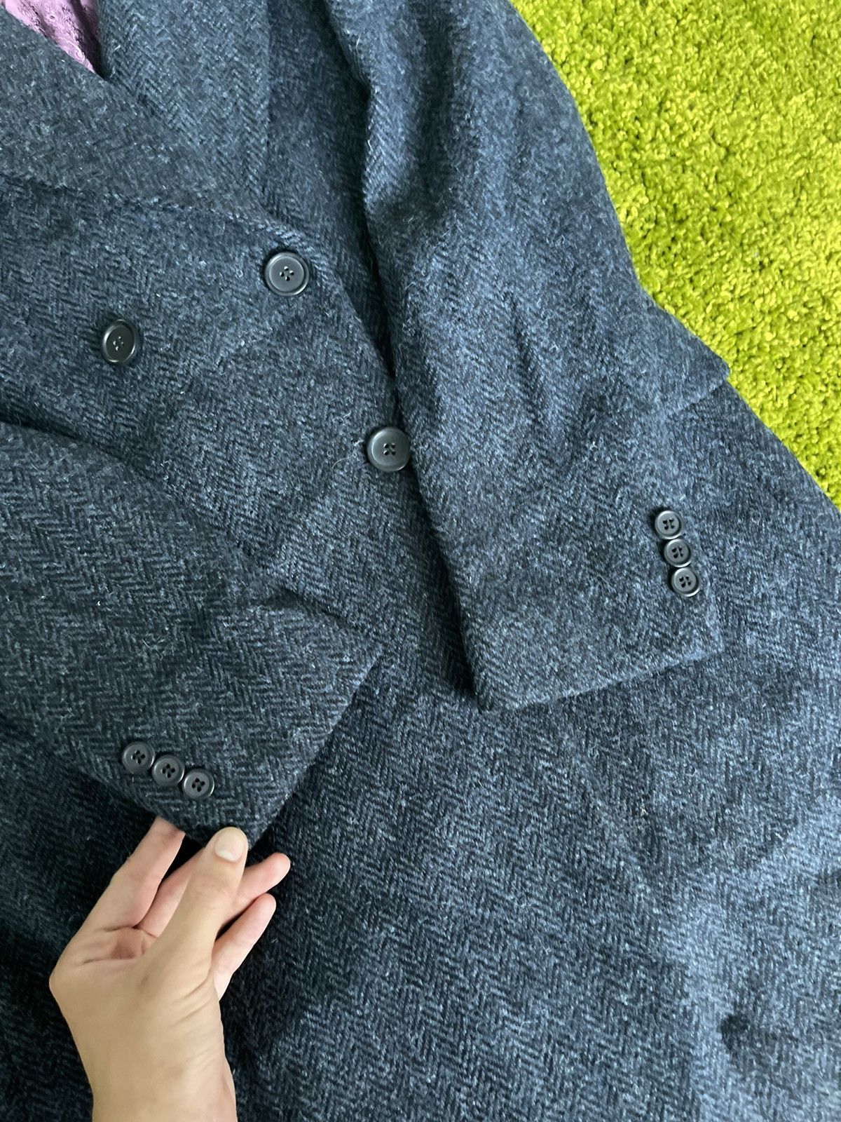 Designer × Harris Tweed Kiltane x Harris Tweed wool coat jacket Size L / US 10 / IT 46 - 13 Thumbnail