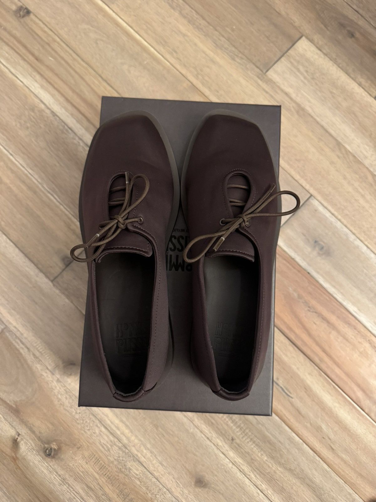 Homme Plisse Issey Miyake Home Plissè Issey Miyake Cioccolato Size US 9 / EU 42 - 3 Thumbnail