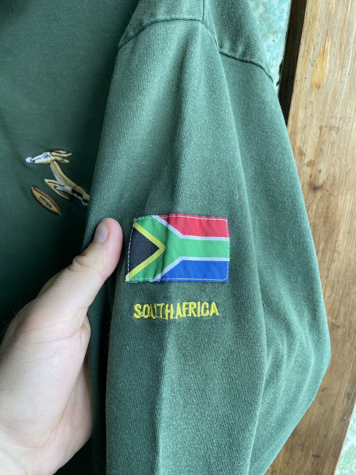 Vintage Vintage Chak Sports South Africa Rugby Springboks LongSleeve Size US XXL / EU 58 / 5 - 6 Thumbnail