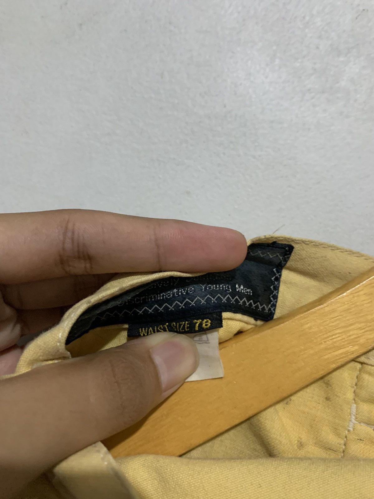 St. John Pant Denim Jeans St.John Yellow Vintage 80s Second Original Size US 30 / EU 46 - 7 Thumbnail