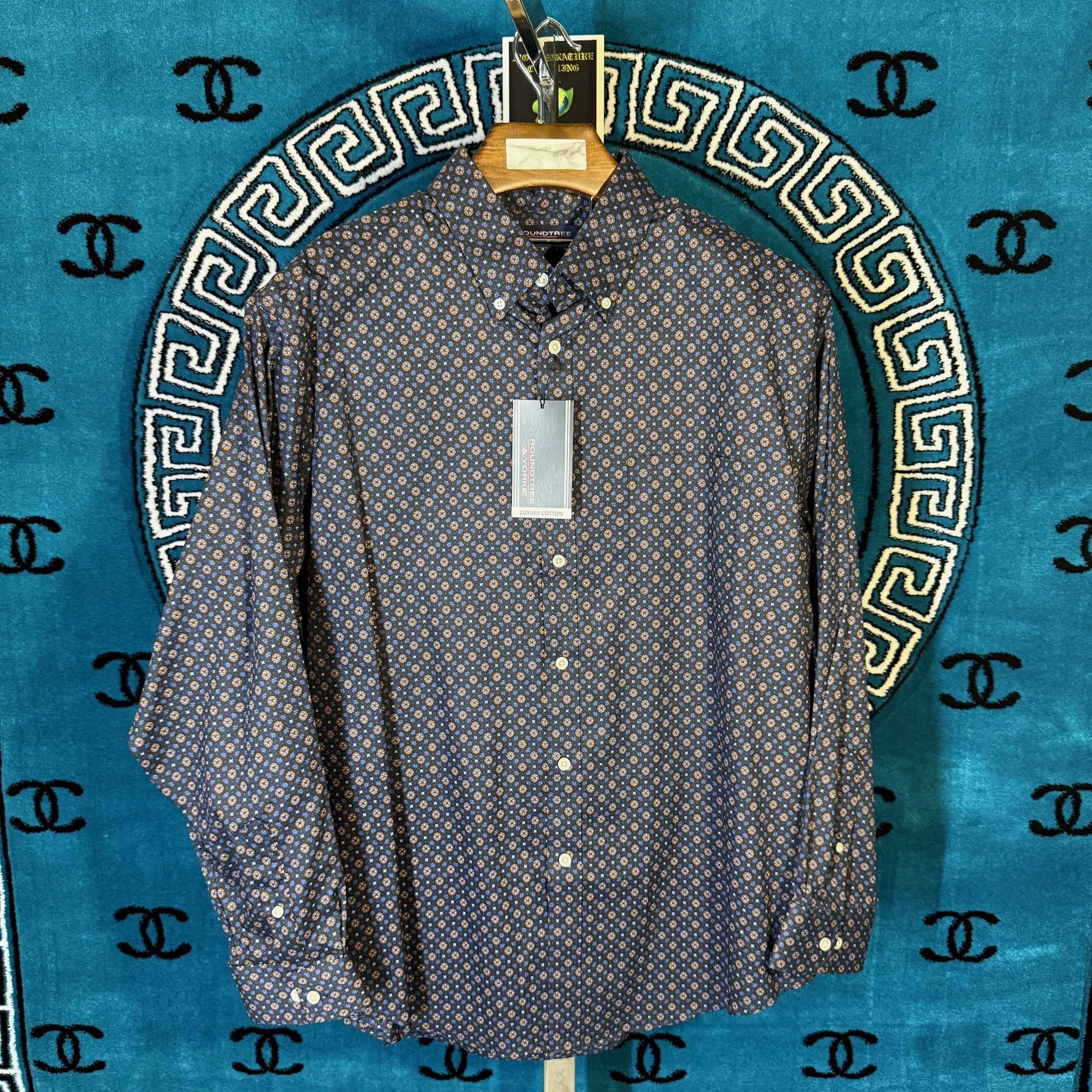 Roundtree & Yorke LUXURY STAR OF MOKSHA L/S BUTTON UP Size US XL / EU 56 / 4 - 1 Preview