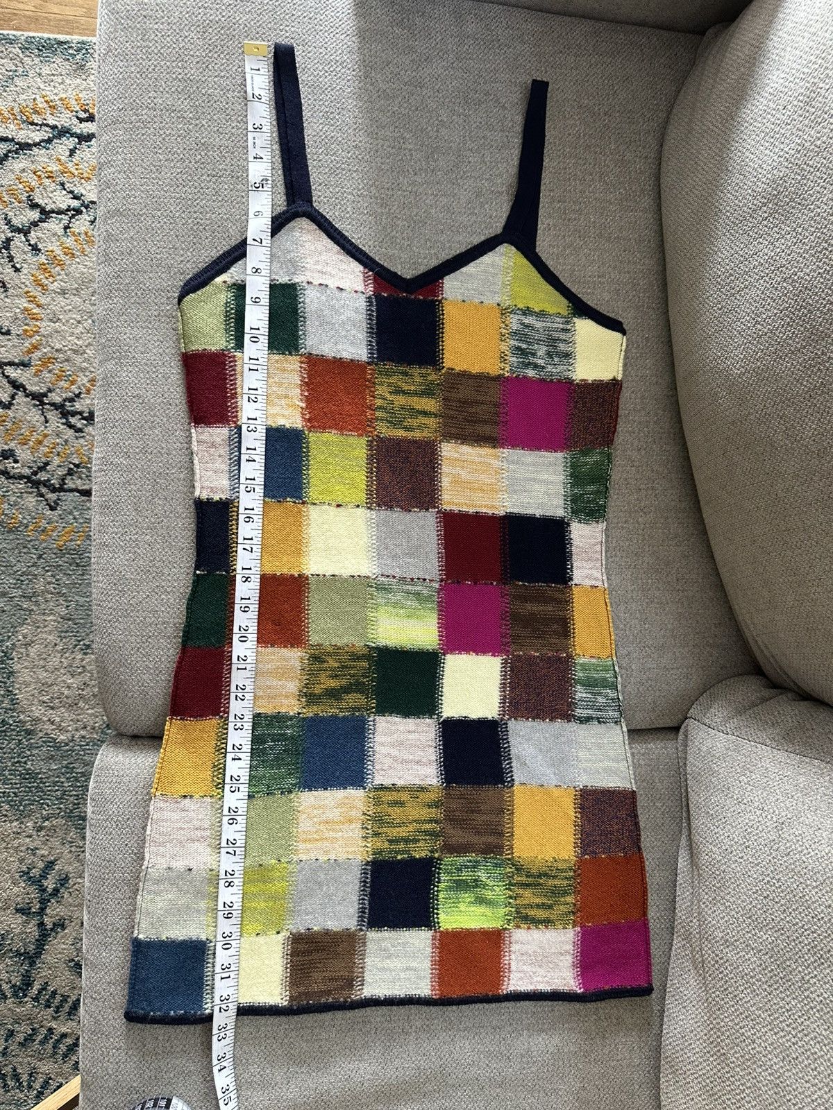 Acme Clothing ACME Studios Deria Dress Colorblock Knit Mini Dress Size S / US 4 / IT 40 - 7 Thumbnail