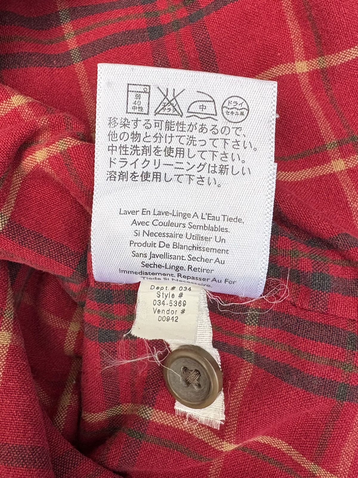 Eddie Bauer Eddie Bauer Checked Tartan Lining Heavy Button Shirt Size US L / EU 52-54 / 3 - 11 Thumbnail