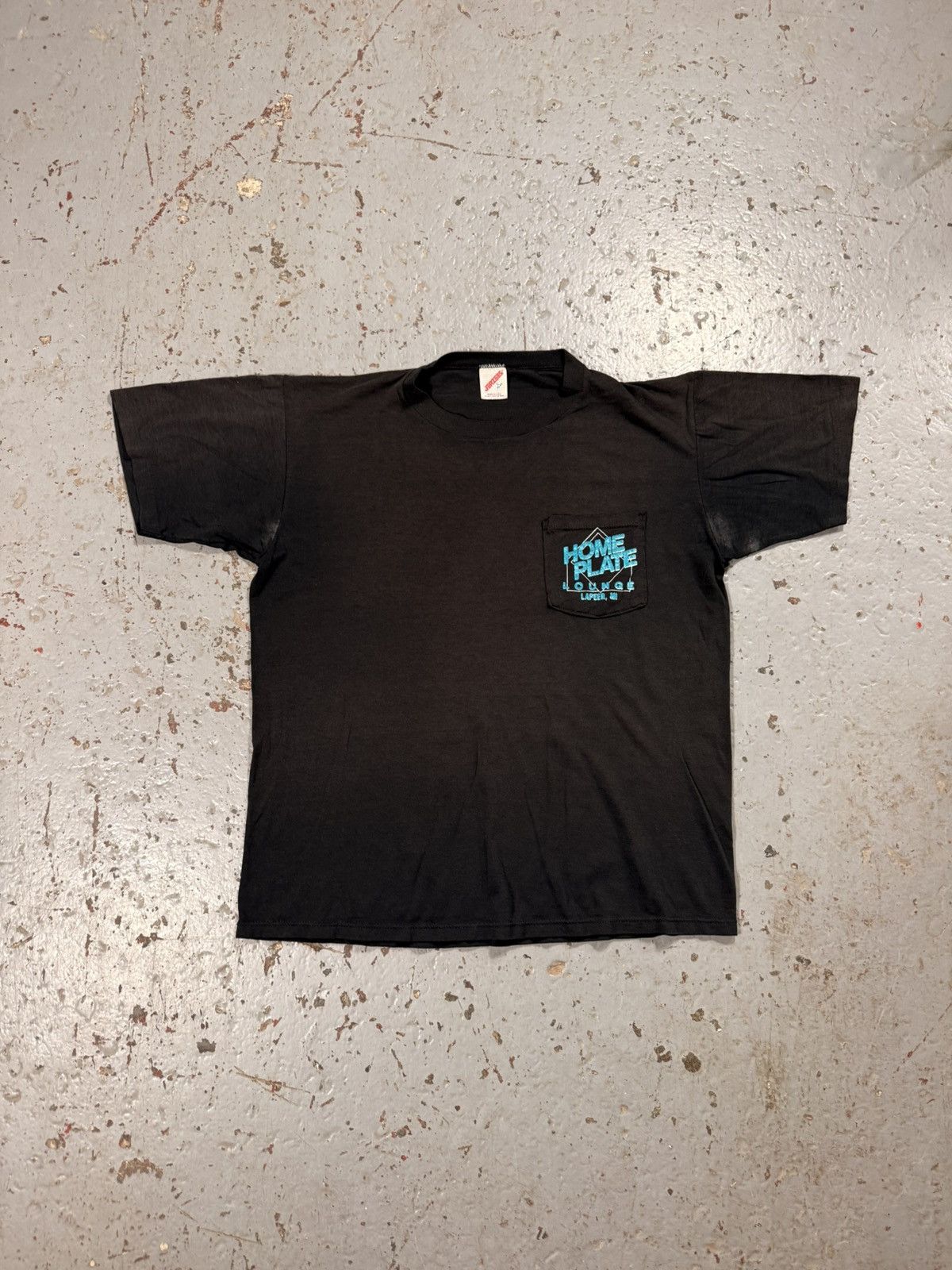 Other Vintage Home Plate Lounge Single Stitch Distressed Tee Size US L / EU 52-54 / 3 - 1 Thumbnail