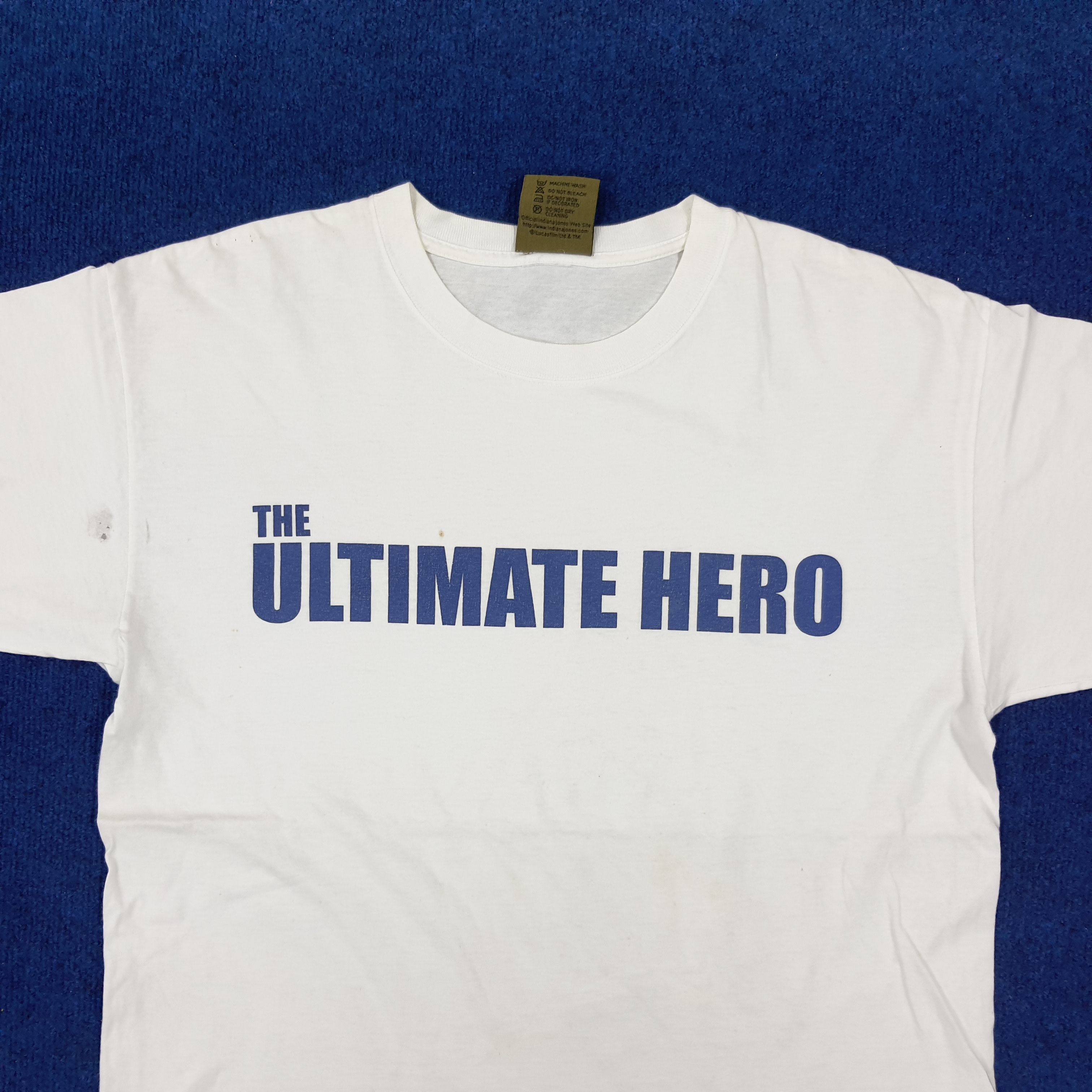 Vintage Vintage Indiana Jones The Ultimate Hero Movie Tshirt Size US L / EU 52-54 / 3 - 4 Thumbnail
