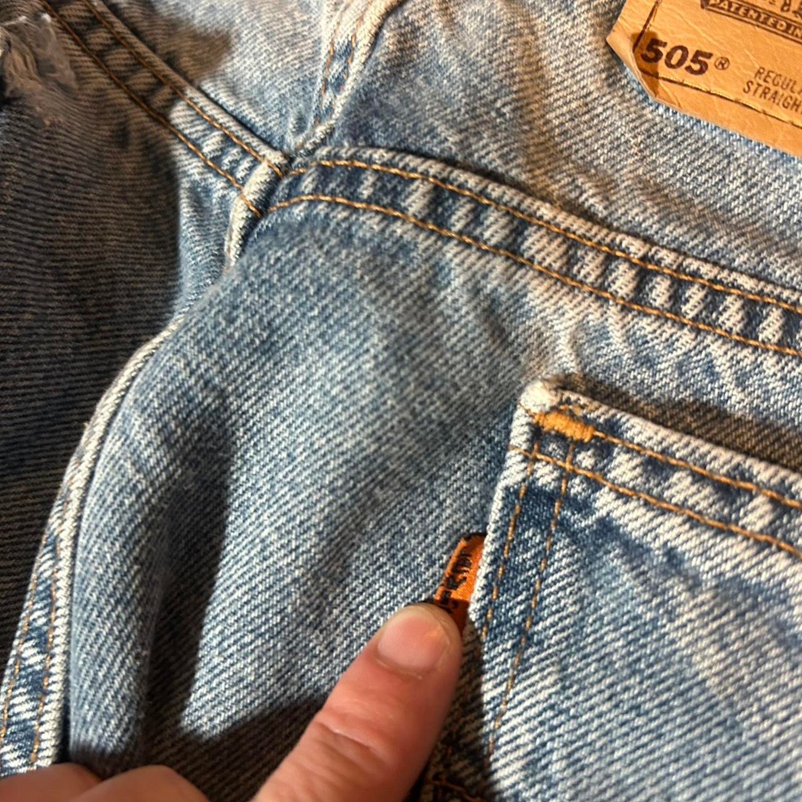Levi's 80s blue levis 505 jeans Size US 34 / EU 50 - 3 Thumbnail