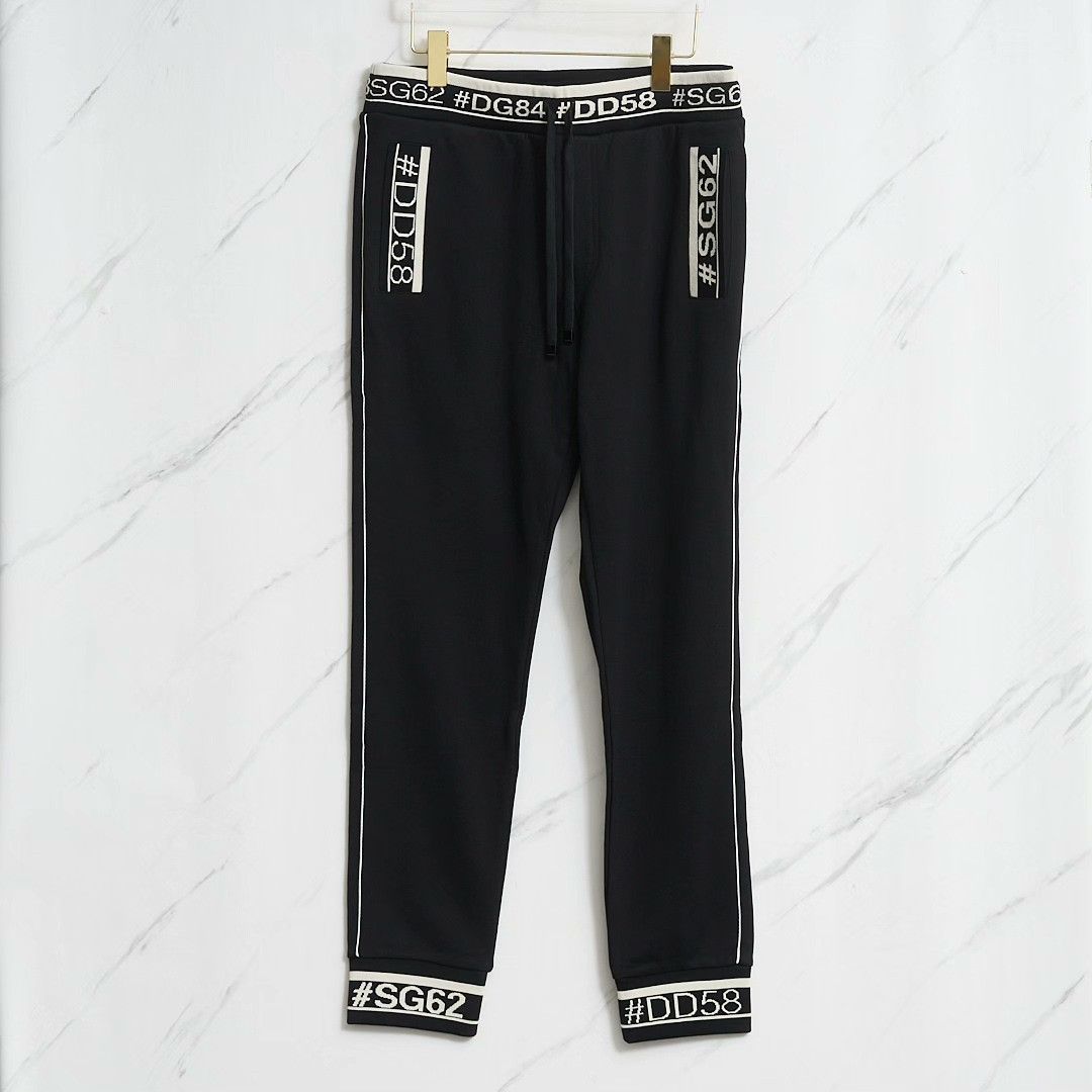 Dolce & Gabbana Dolce&Gabbana Men's Letter Jacquard Casual Pants Size US 32 / EU 48 - 1 Thumbnail